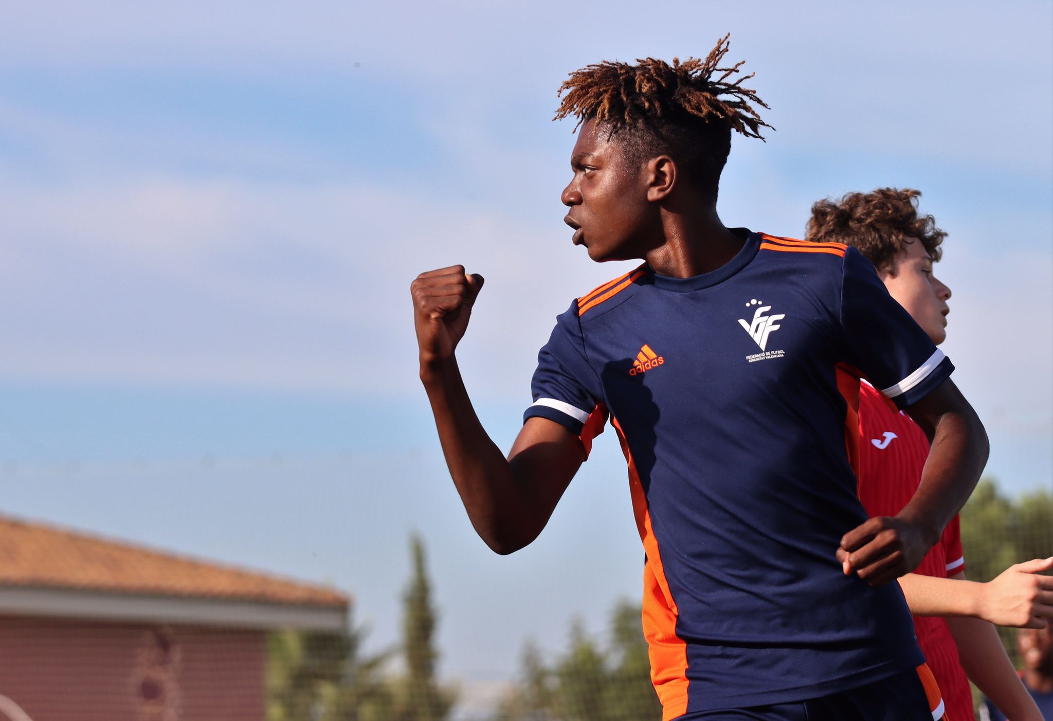 El delantero baracaldés Igor Oyono, talento joven para el Athletic Club.