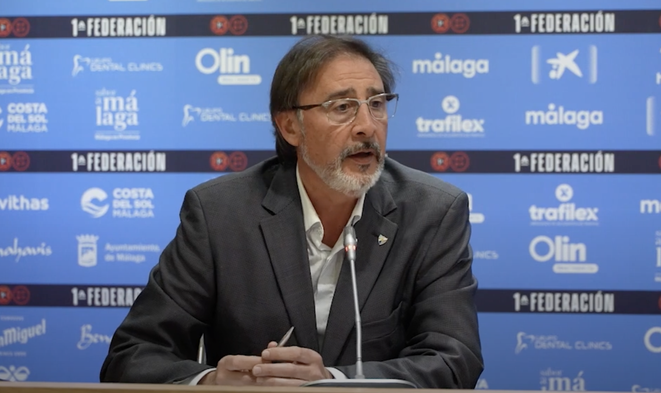 Loren Juarros, en rueda de prensa. (MCF)