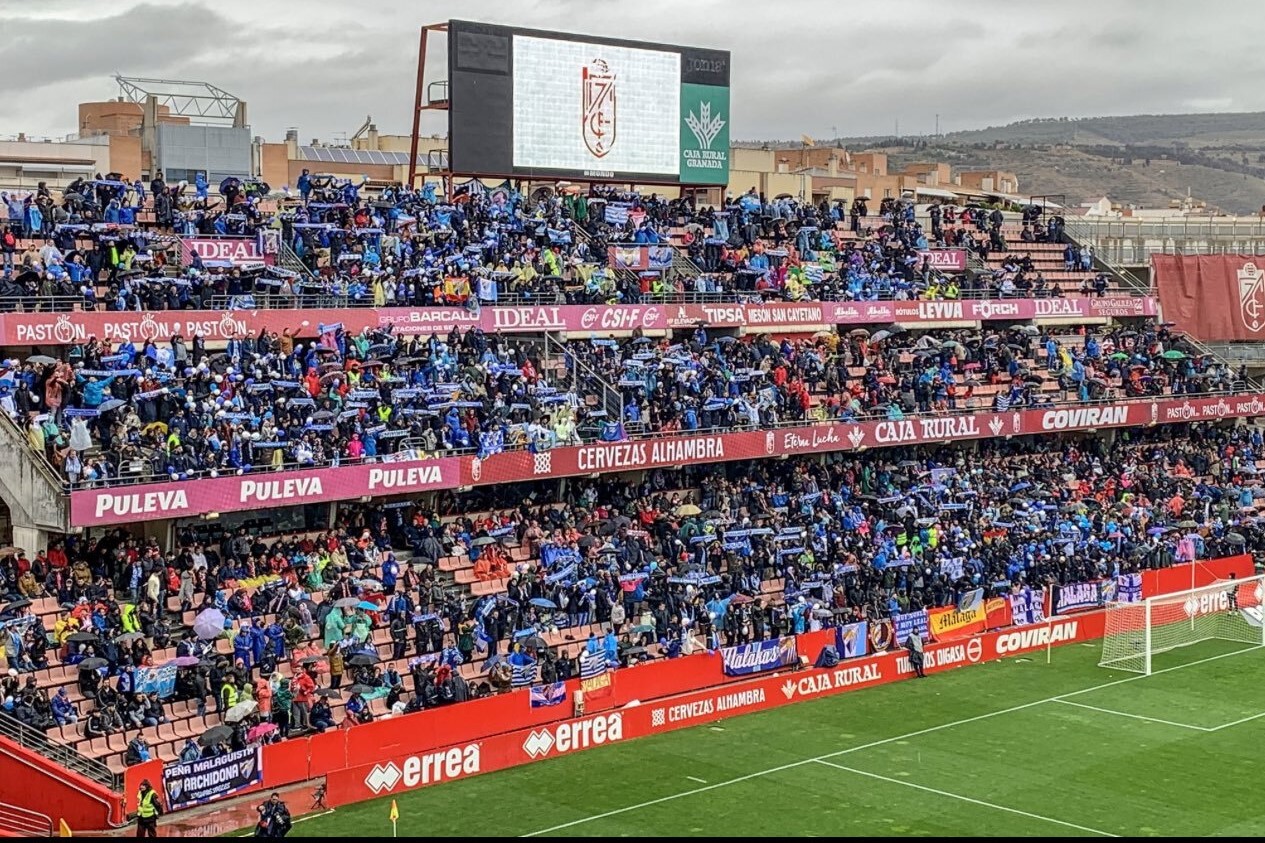 El último gran desplazamiento a Granada, en 2019. (MCF)