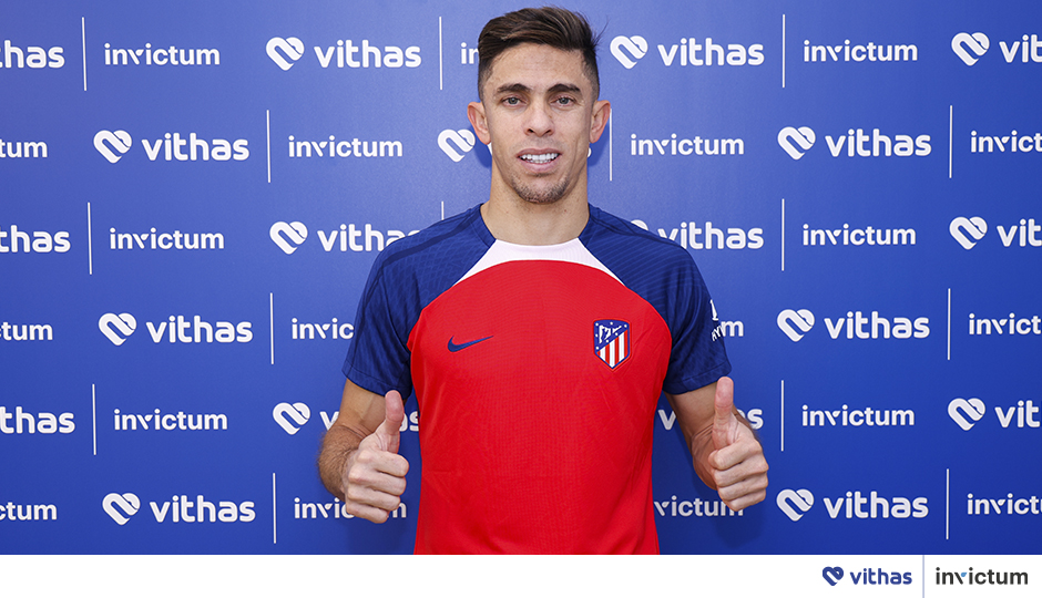 Gabriel Paulista posa como nuevo jugador del Atlético de Madrid (Foto: ATM).