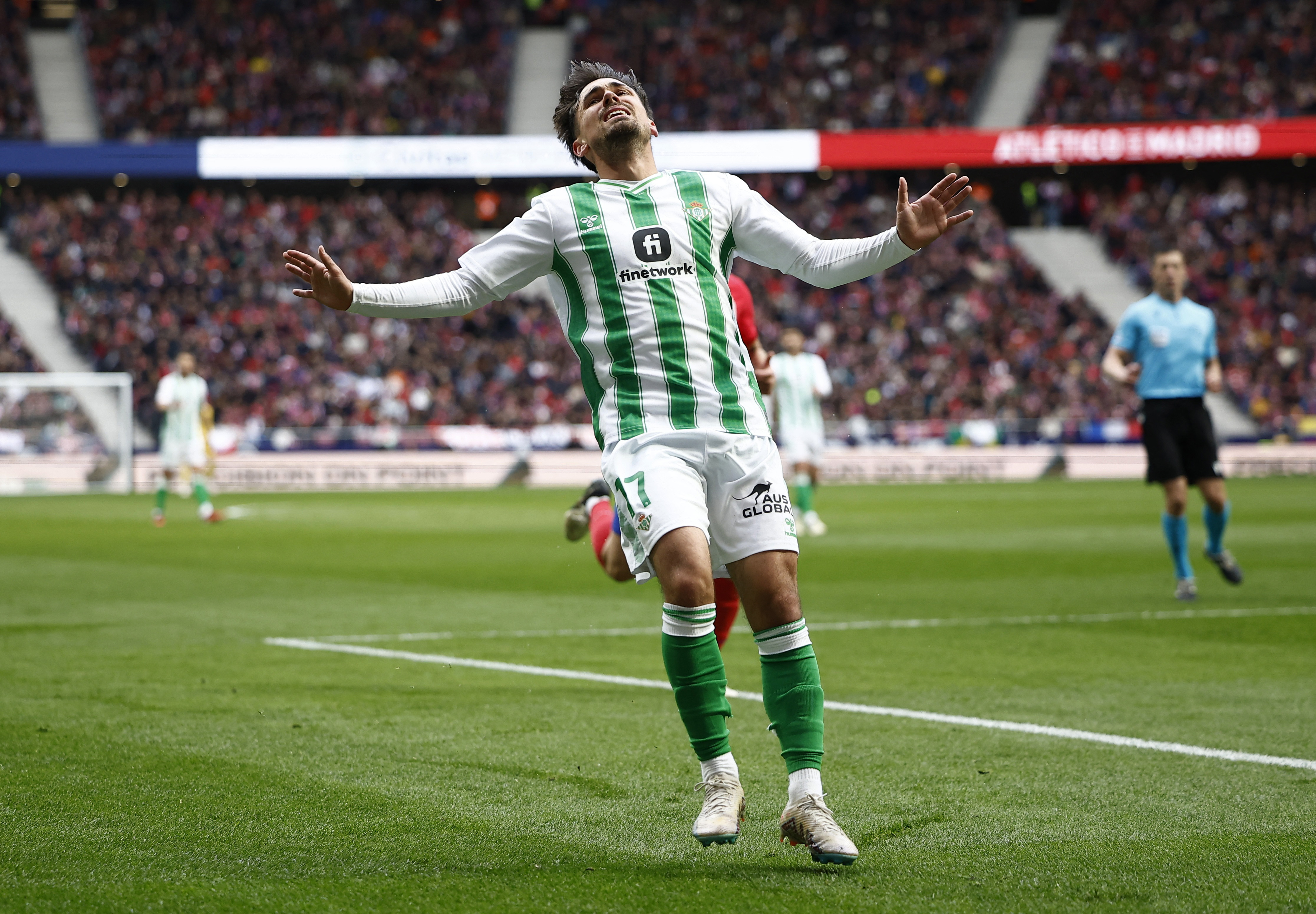 Rodri, lamentándose, ante el Atleti (Foto: Reuters). 