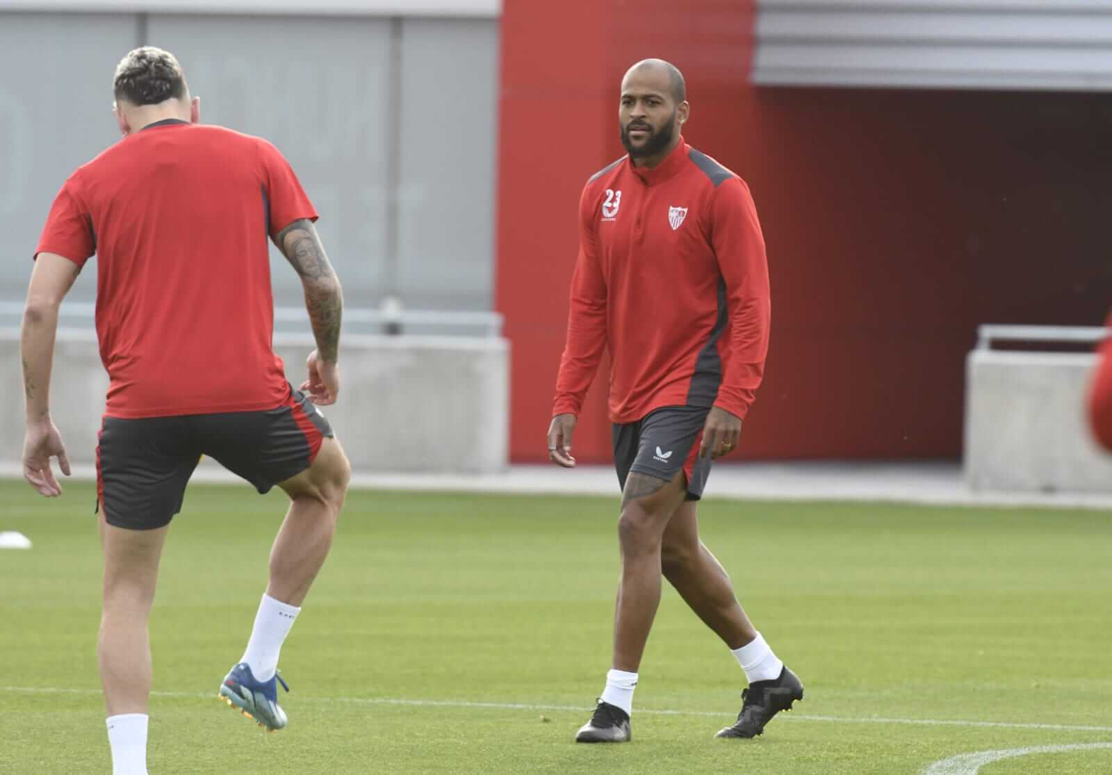 Marcao, en la sesión de este miércoles (Foto: Kiko Hurtado).