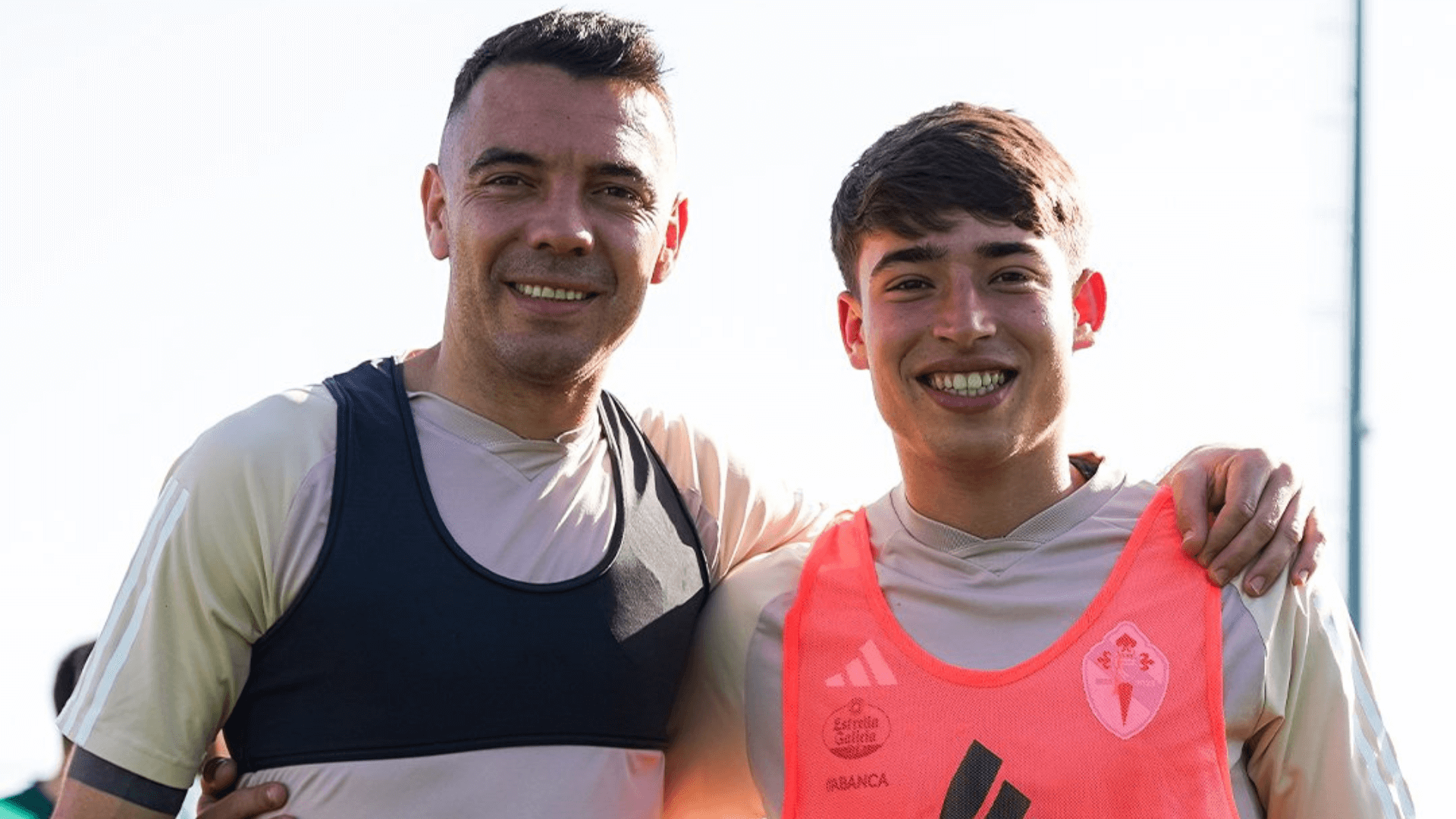 Iago Aspas y Raúl Blanco (Foto: RC Celta).