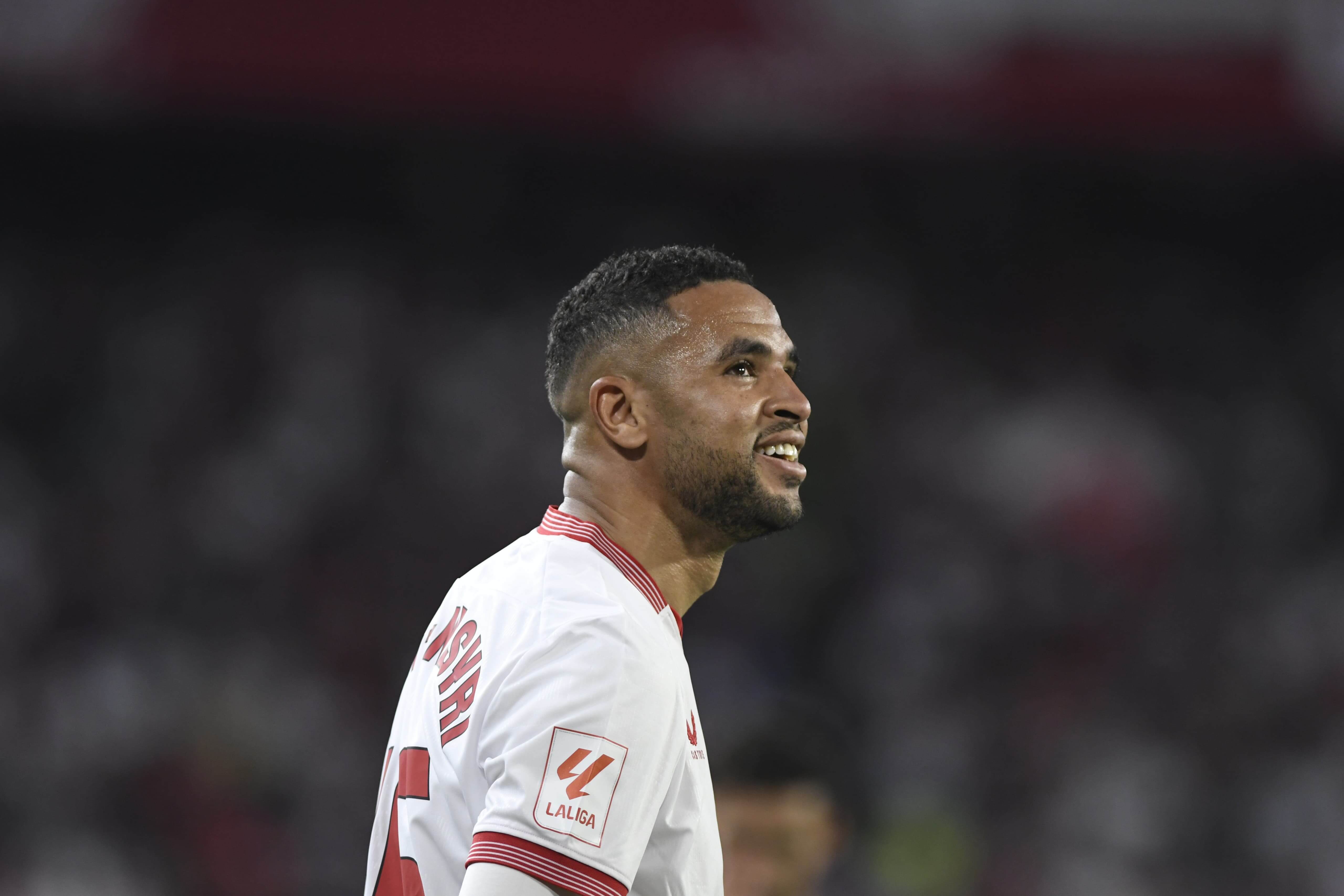 En-Nesyri, ante el Mallorca (Foto: Kiko Hurtado)