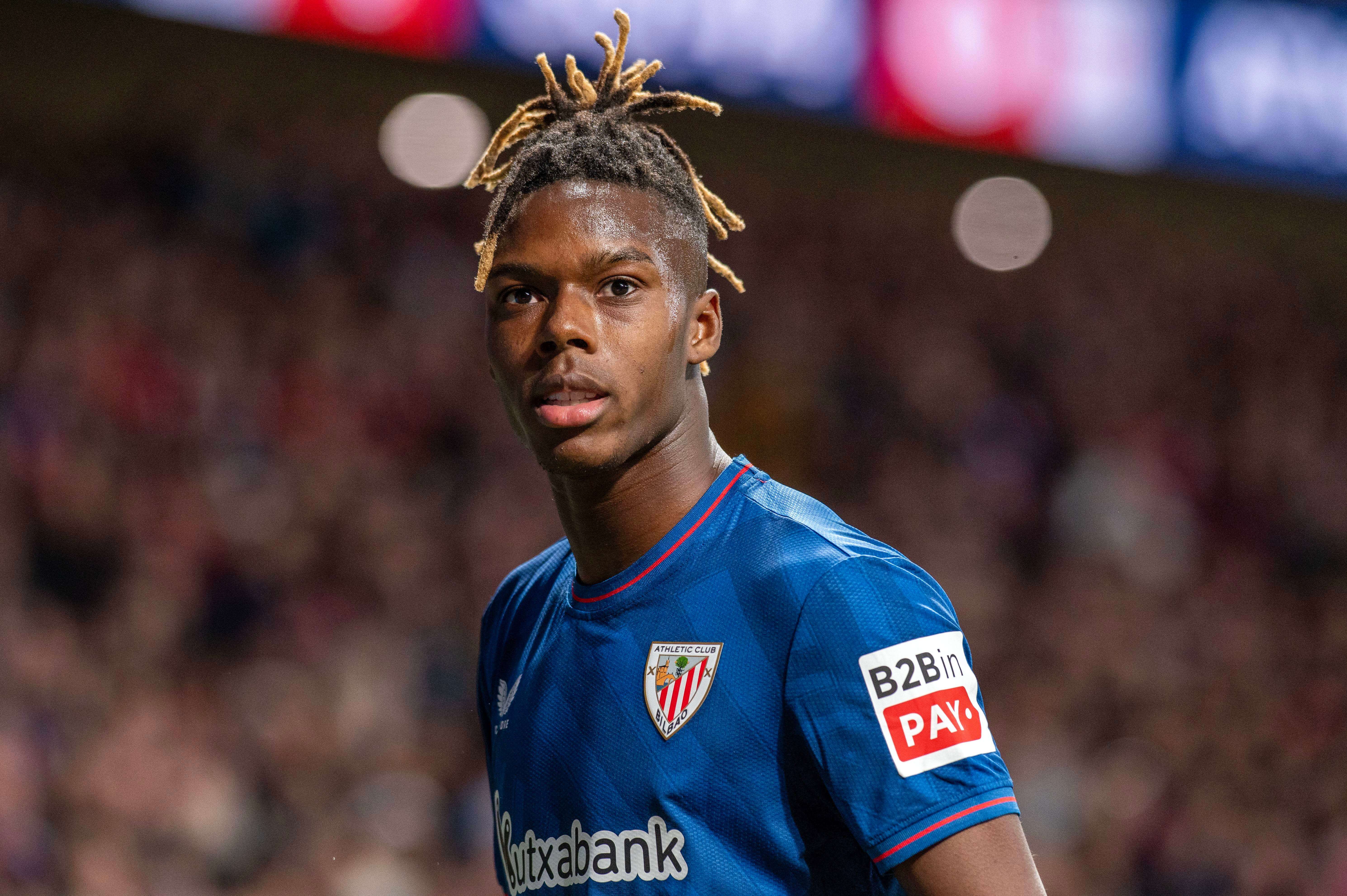 Nico Williams, insultado por la grada en el Atlético-Athletic (FOTO: Cordón Press).