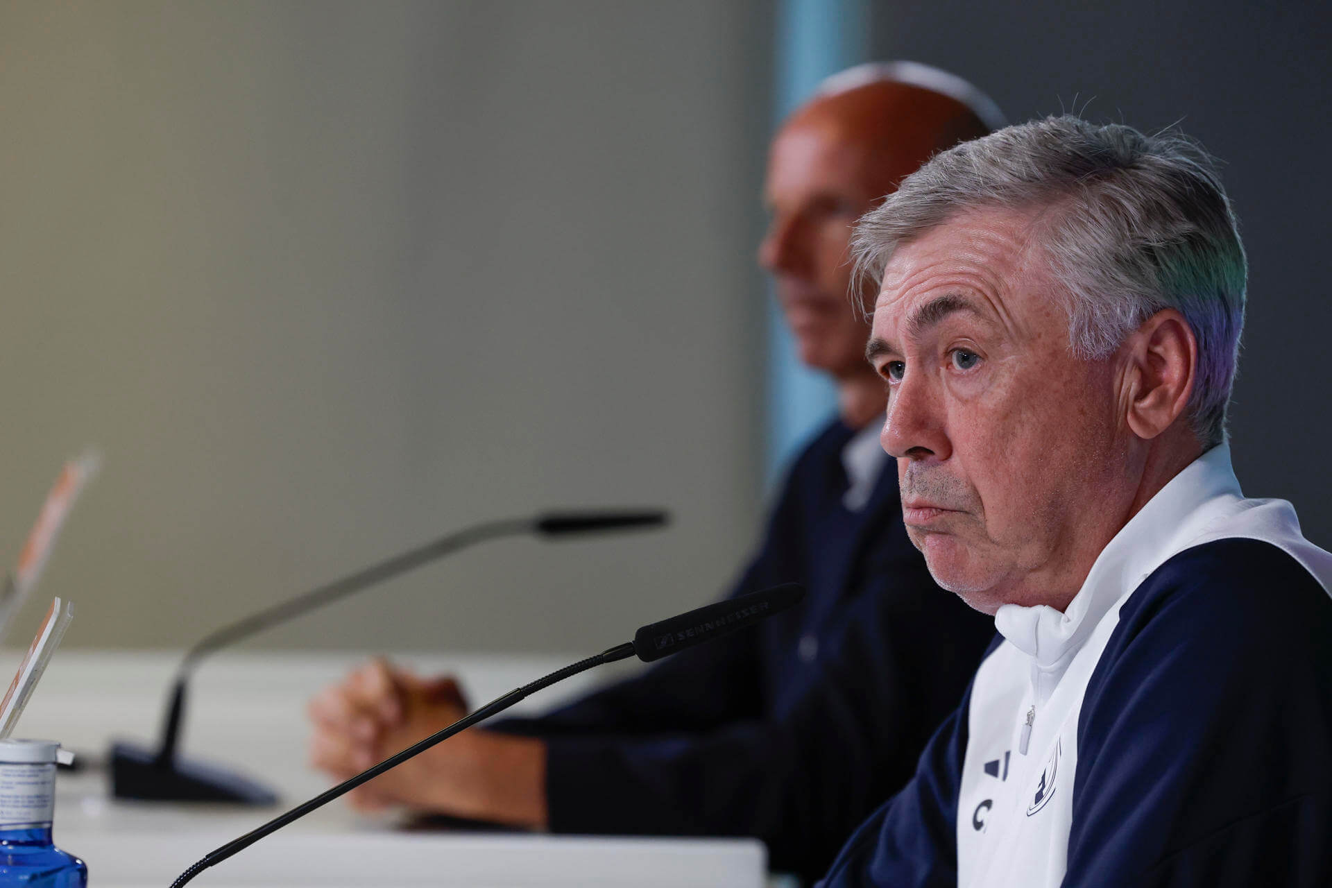 Carlo Ancelotti, en rueda de prensa (Foto: EFE).