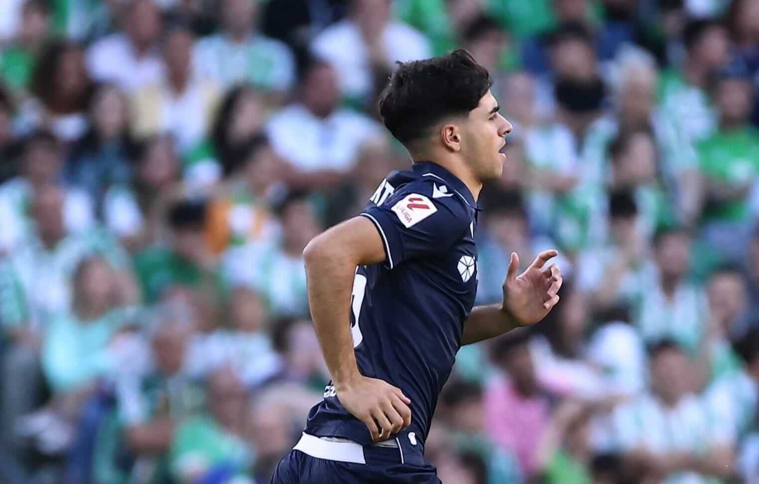 Jon Martín debutó con el primer equipo de la Real Sociedad (Foto: Real Sociedad).