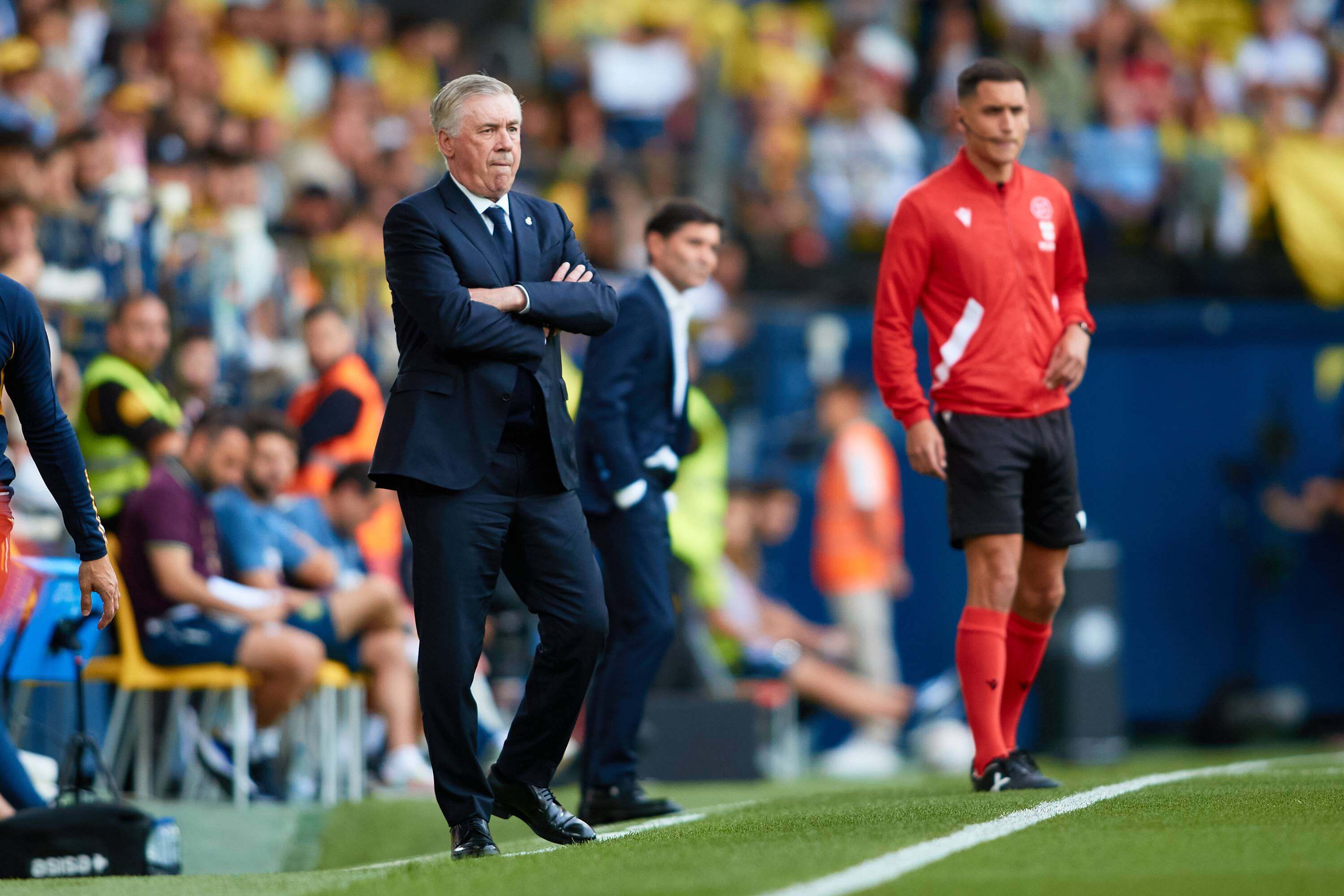 Carlo Ancelotti, durante el Villarreal-Real Madrid (Foto: Cordon Press).