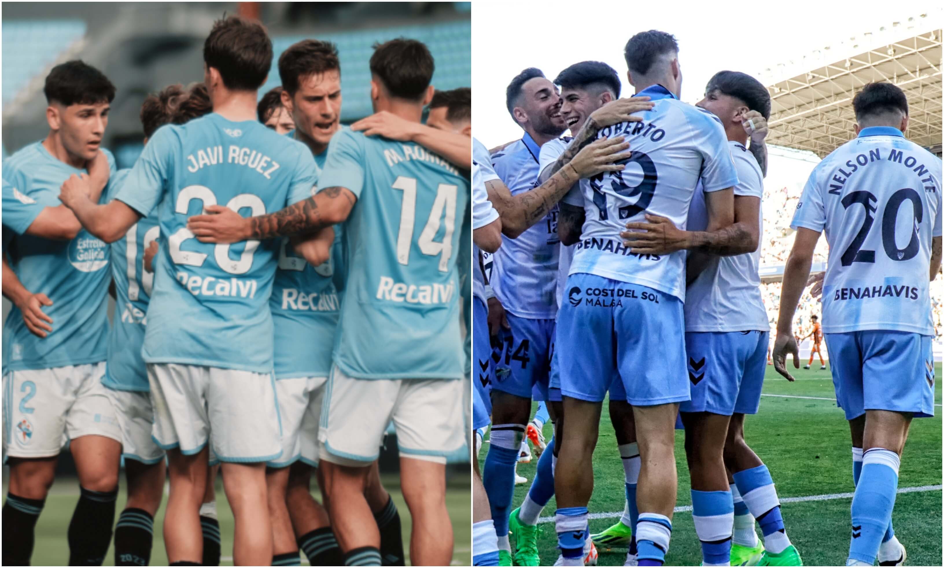 Celta Fortuna y Málaga CF se cruzan en semifinales de play off.