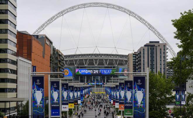 Wembley, preparado para la final de Champions 2024