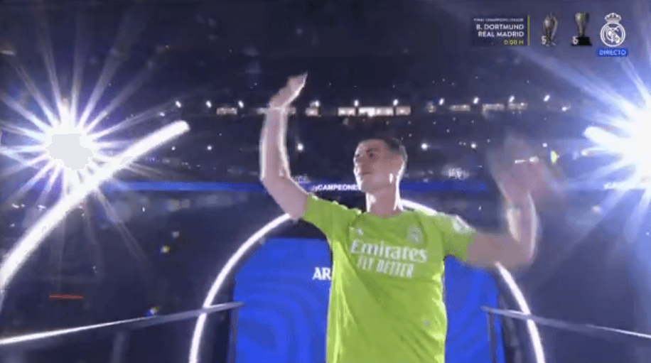 Kepa Arrizabalaga en el Bernabéu (RMTV)