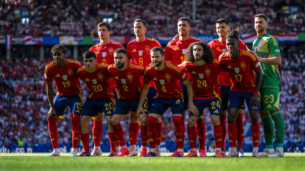 Once Inicial de la Selección Española ante Croacia en la Eurocopa 2024 (foto: Cordon Press).