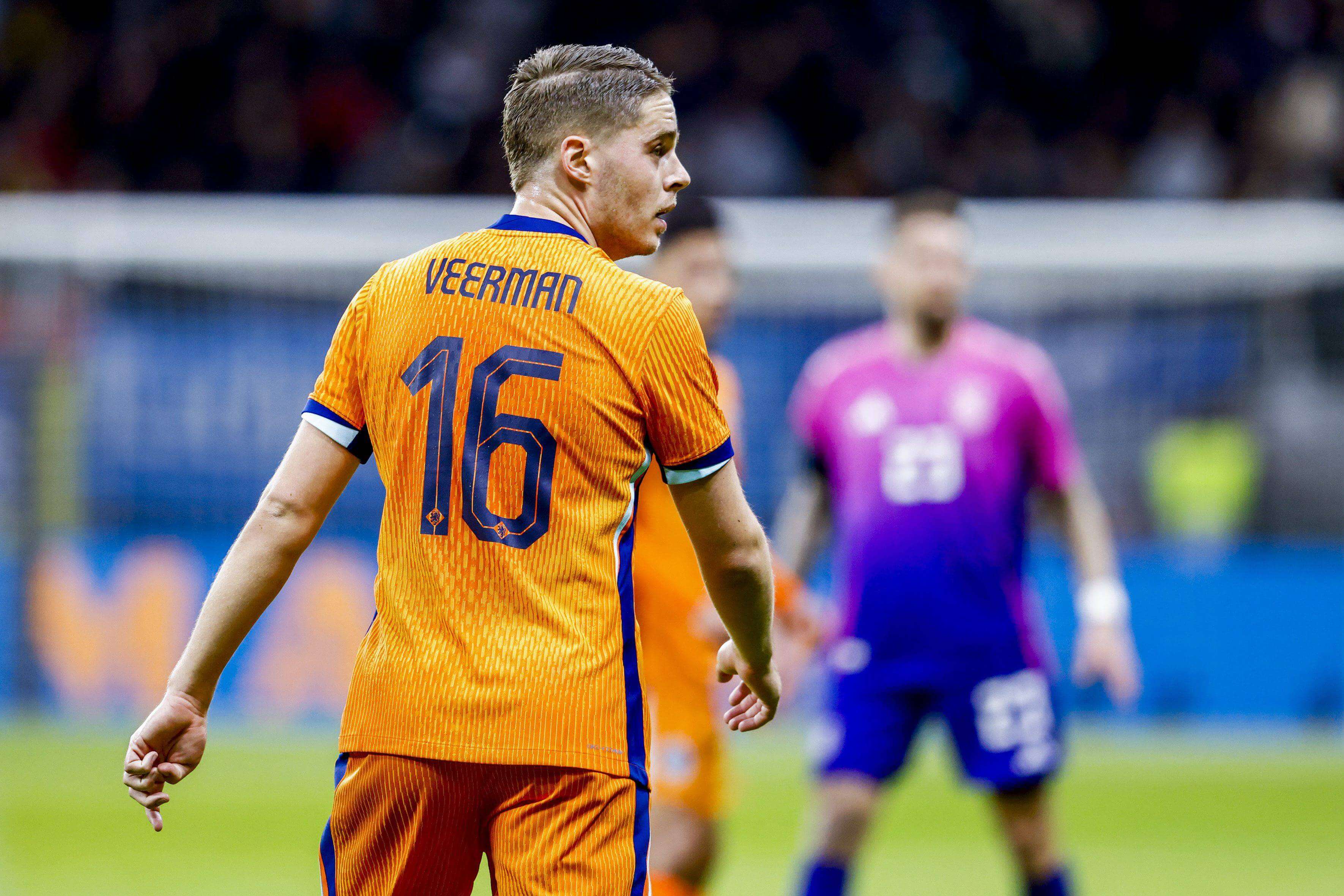 Joey Veerman, durante un partido con los Países Bajos (Foto: Cordon Press).