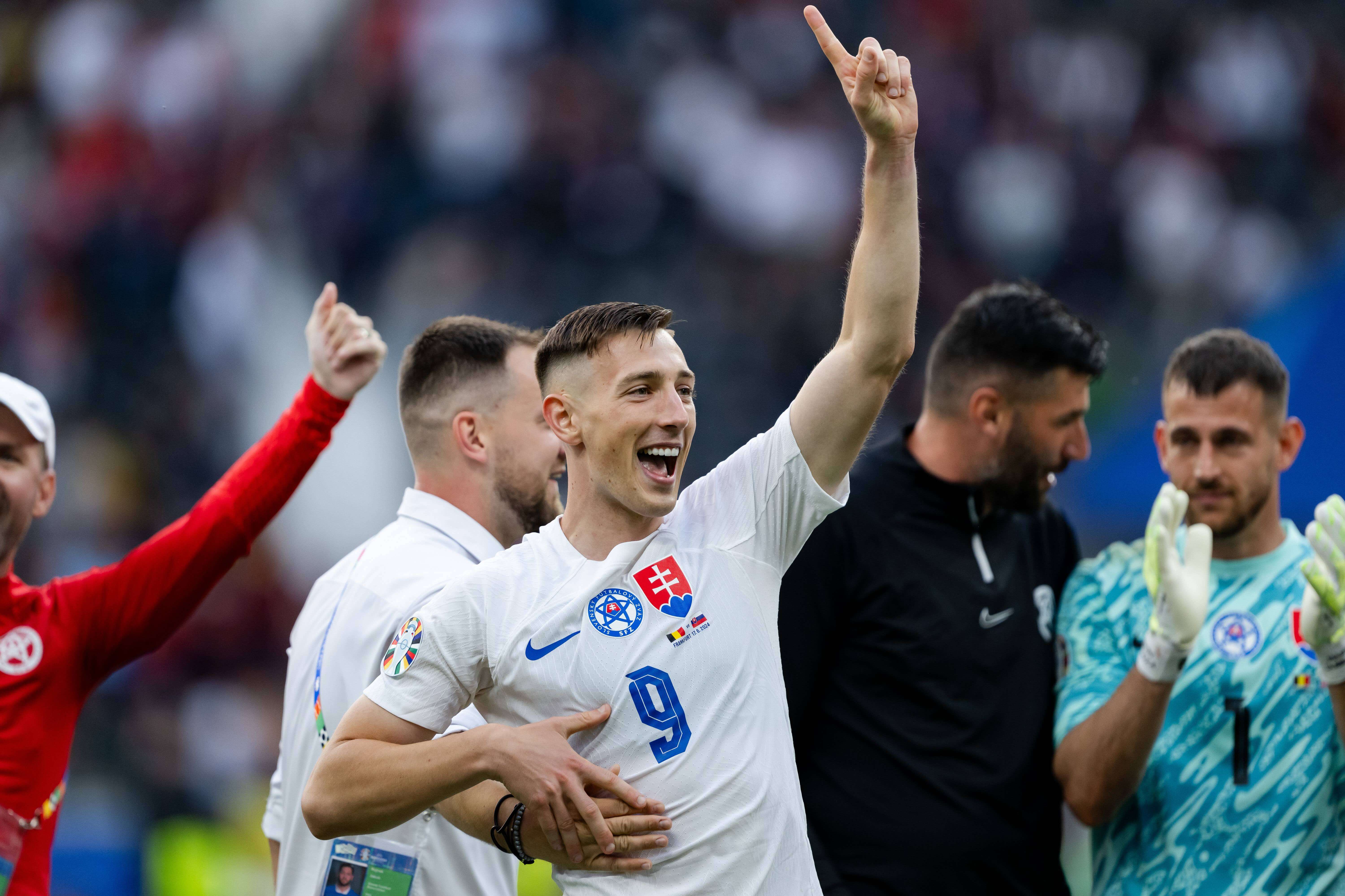 Bozenik, tras un encuentro de la EURO 24 (Foto: Cordon Press). 