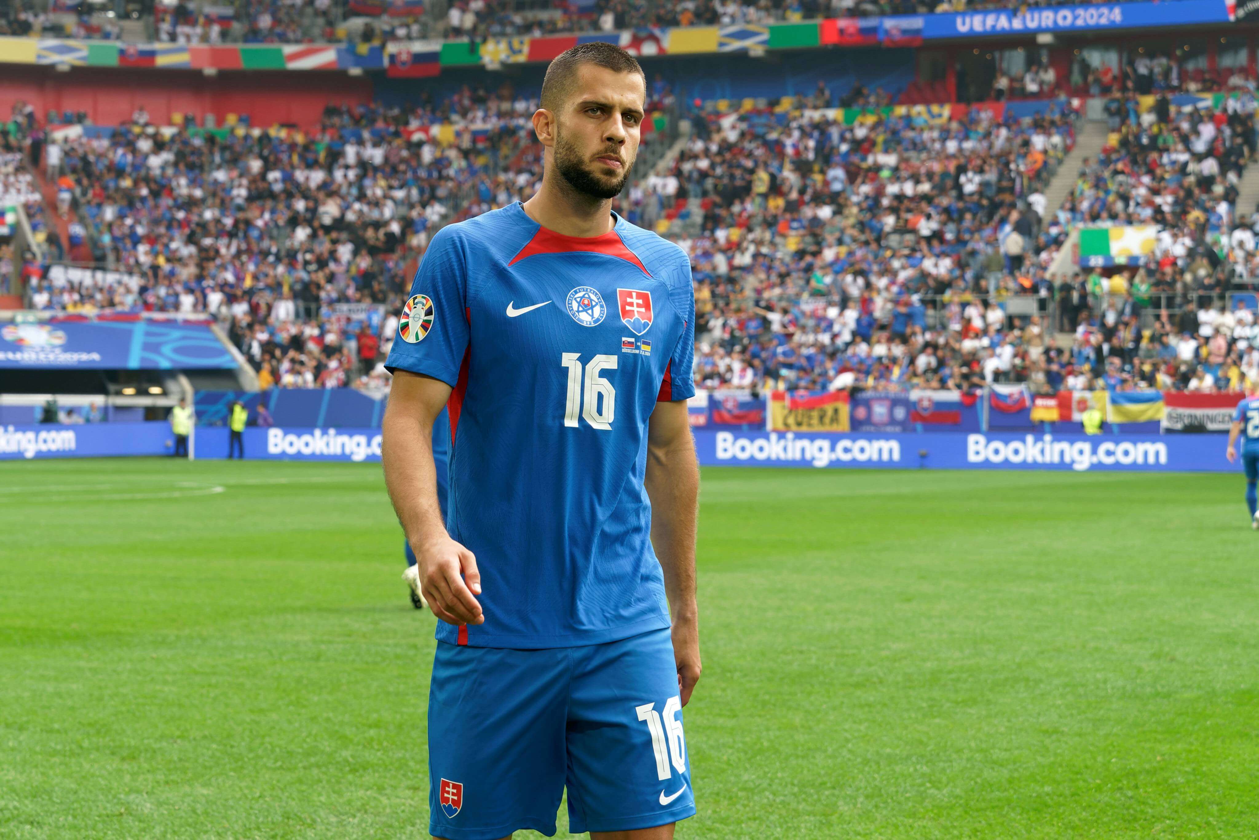 David Hancko, en un partido con Eslovaquia (Foto: Cordon Press).