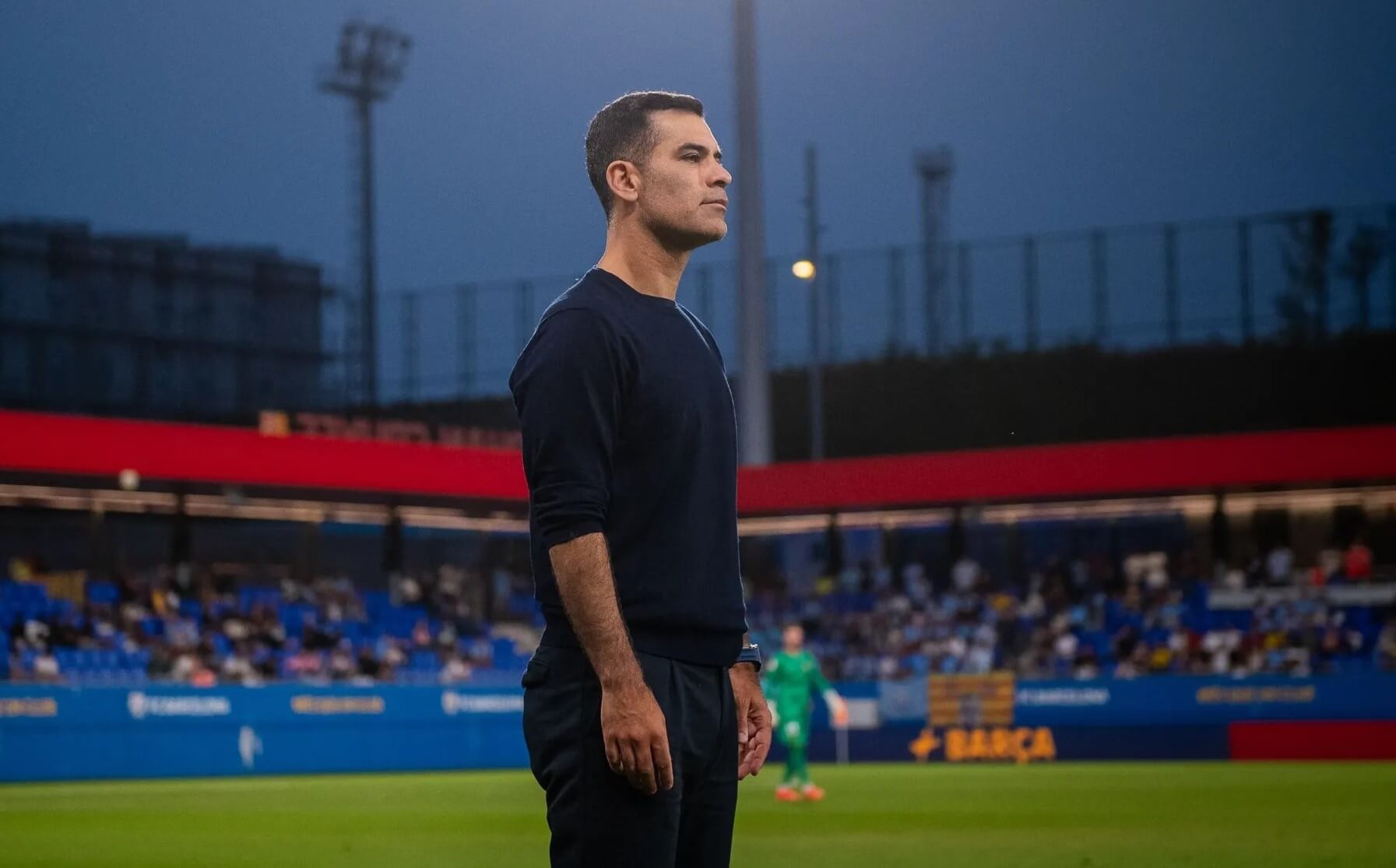 Rafa Márquez, en un partido de esta temporada (Foto: FC Barcelona).