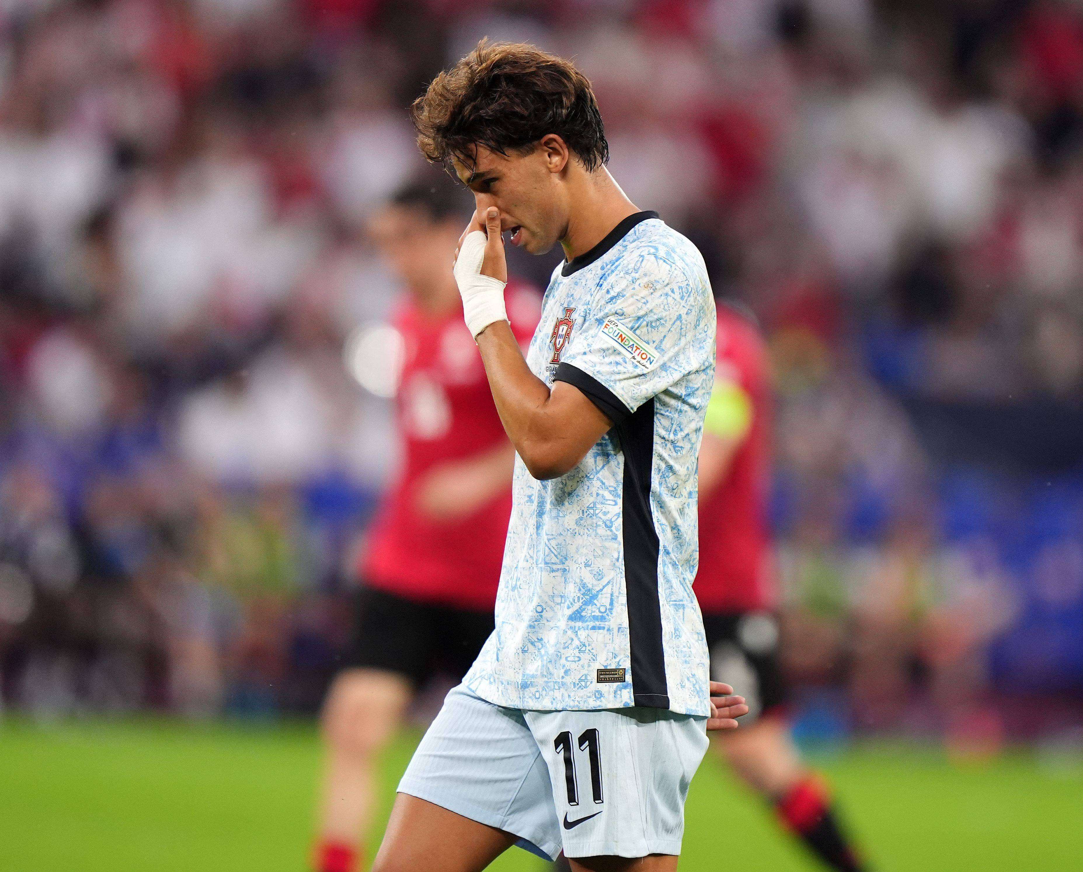 Joao Félix, durante el Georgia-Portugal (Foto: Cordon Press).