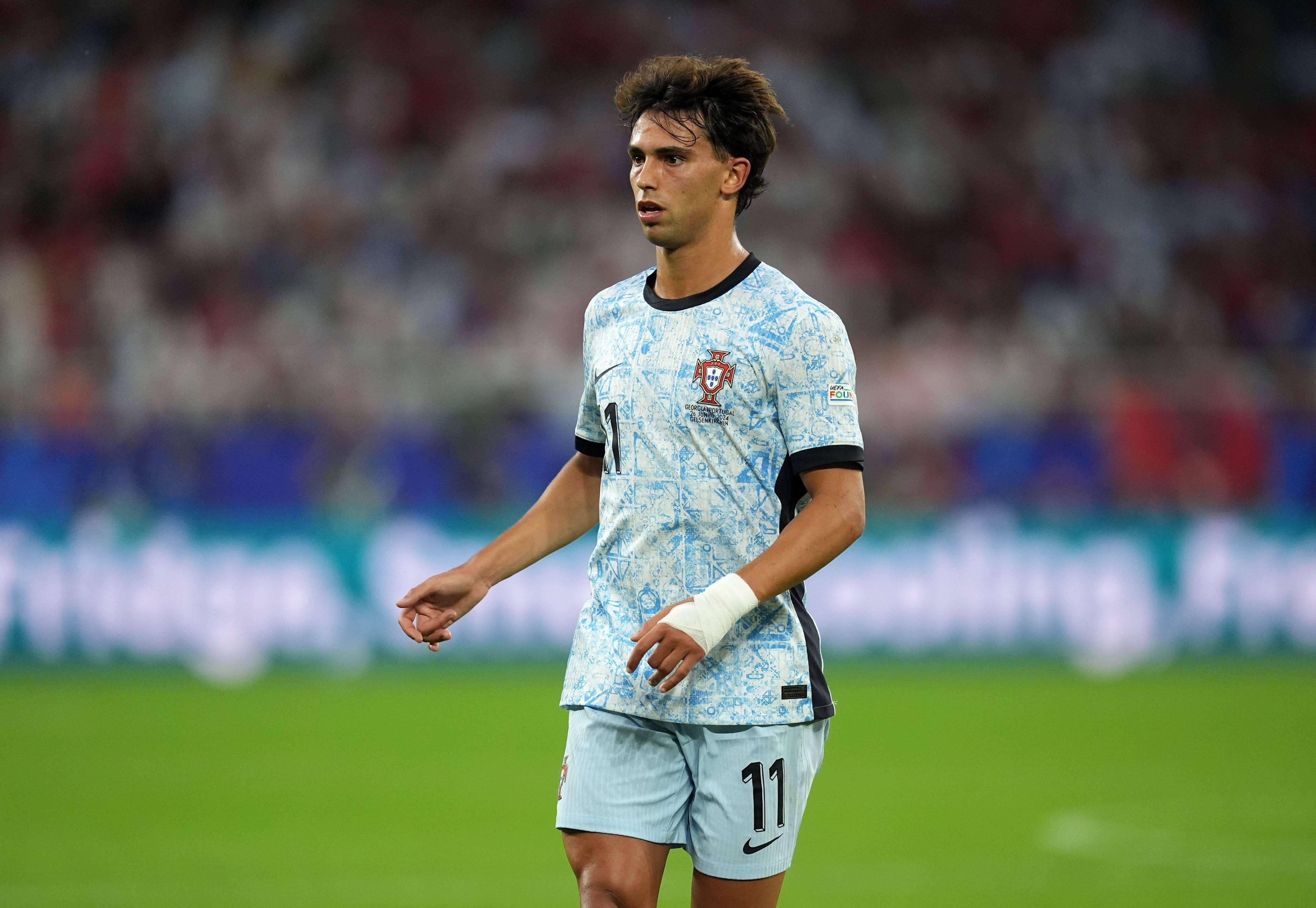 Joao Félix, en el Portugal-Georgia de la Eurocopa (Foto: Cordon Press).