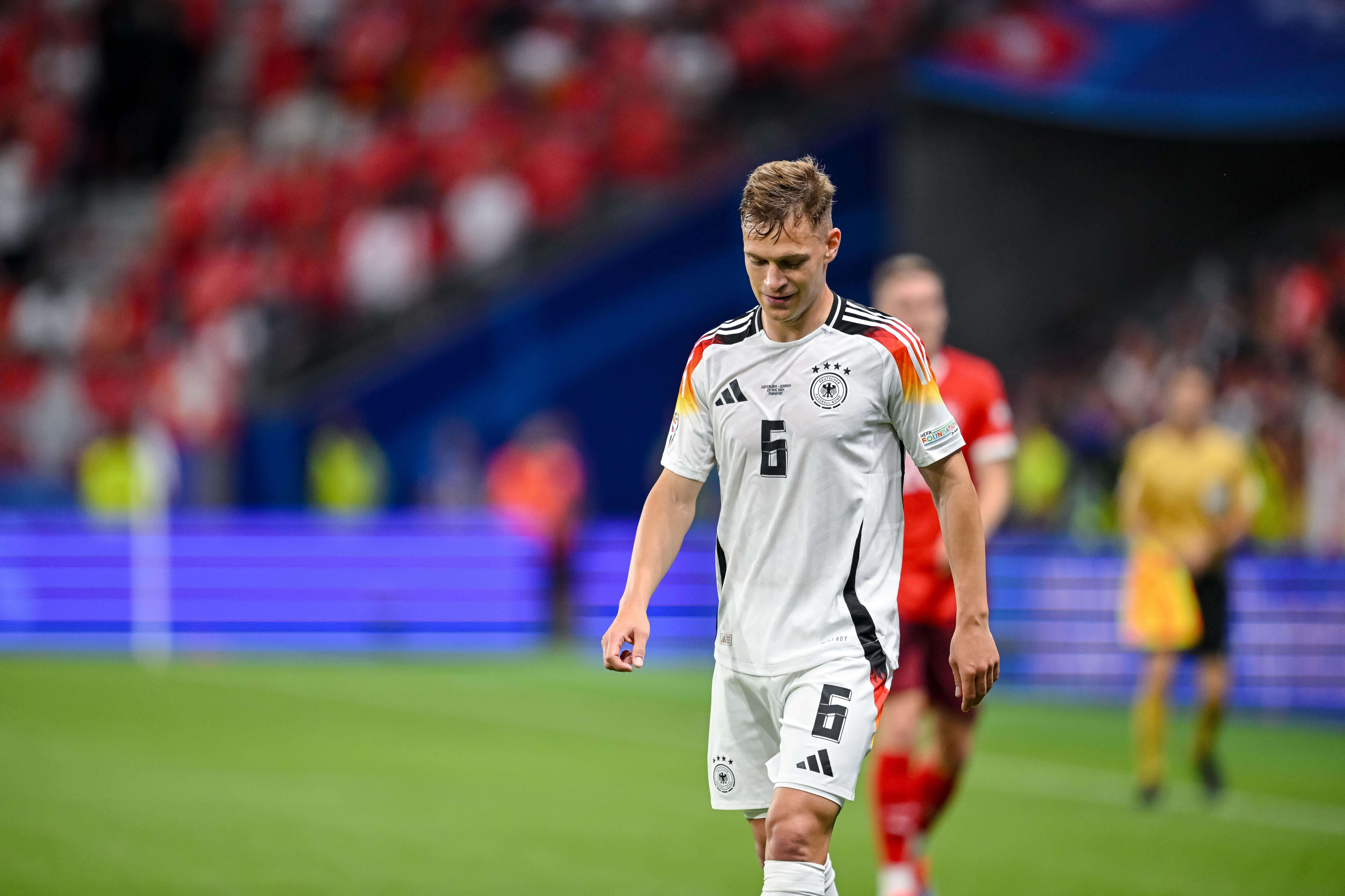 Kimmich, en un partido de la selección alemana durante la Eurocopa (FOTO: Cordón Press).