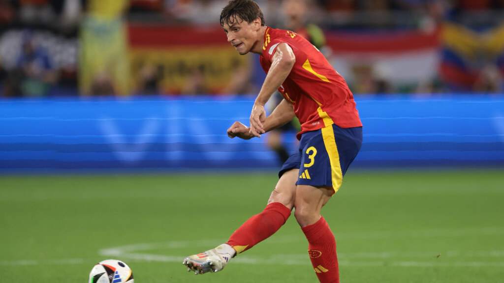 Robin Le Normand en un partido de la Eurocopa 2024 (Foto: Cordon Press)