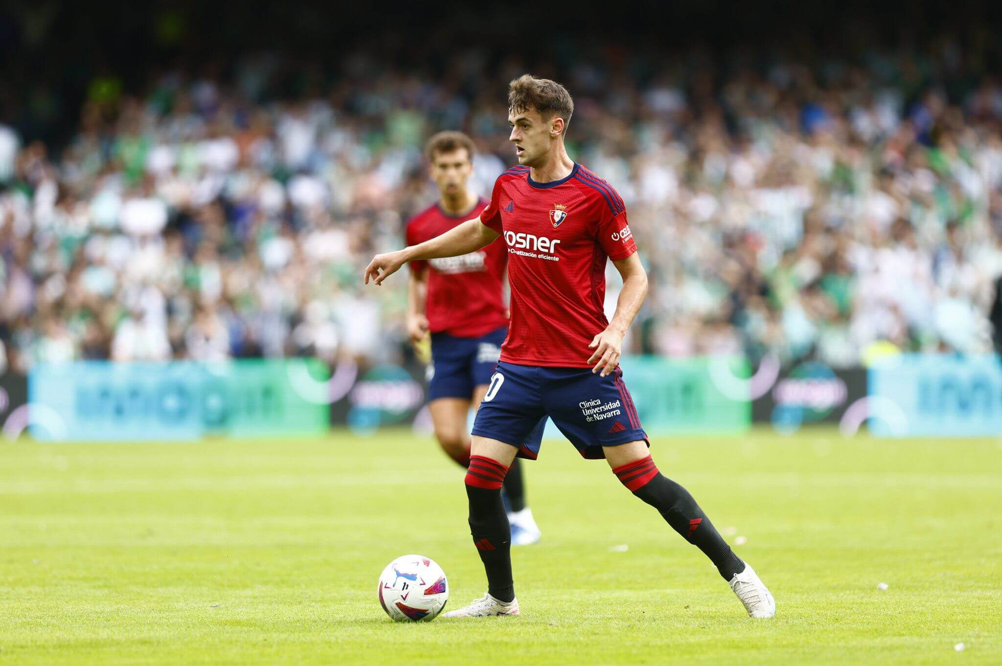 Aimar Oroz en un encuentro como jugador rojillo (Foto: CA Osasuna).