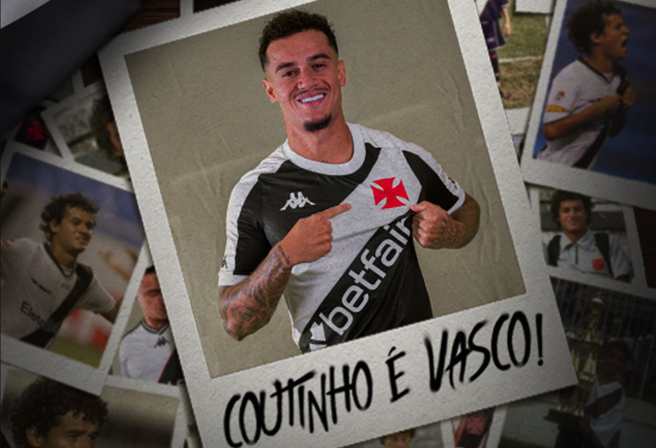 Phillipe Coutinho, presentado con el Vasco da Gama.