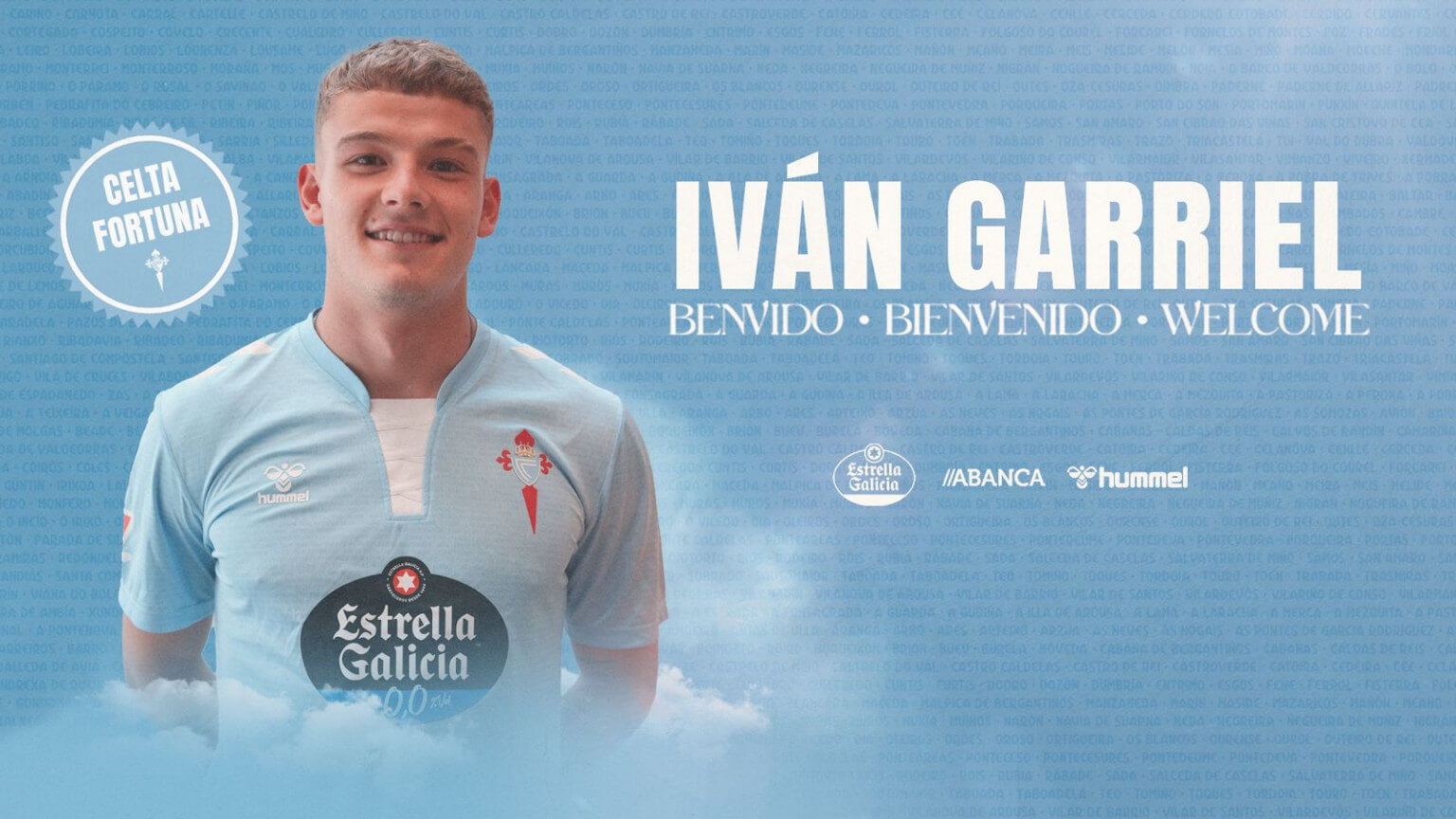 Iván Garriel, nuevo jugador del Celta Fortuna.