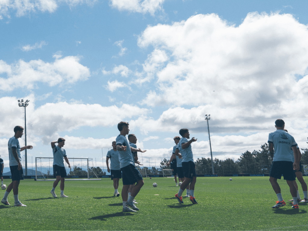 Entrenamiento en Afouteza (Foto: RC Celta).