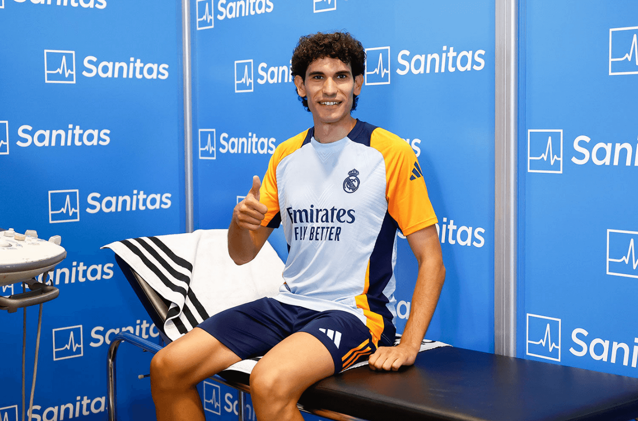 Jesús Vallejo pasa las pruebas físicas en la pretemporada del Real Madrid (Foto: RM).