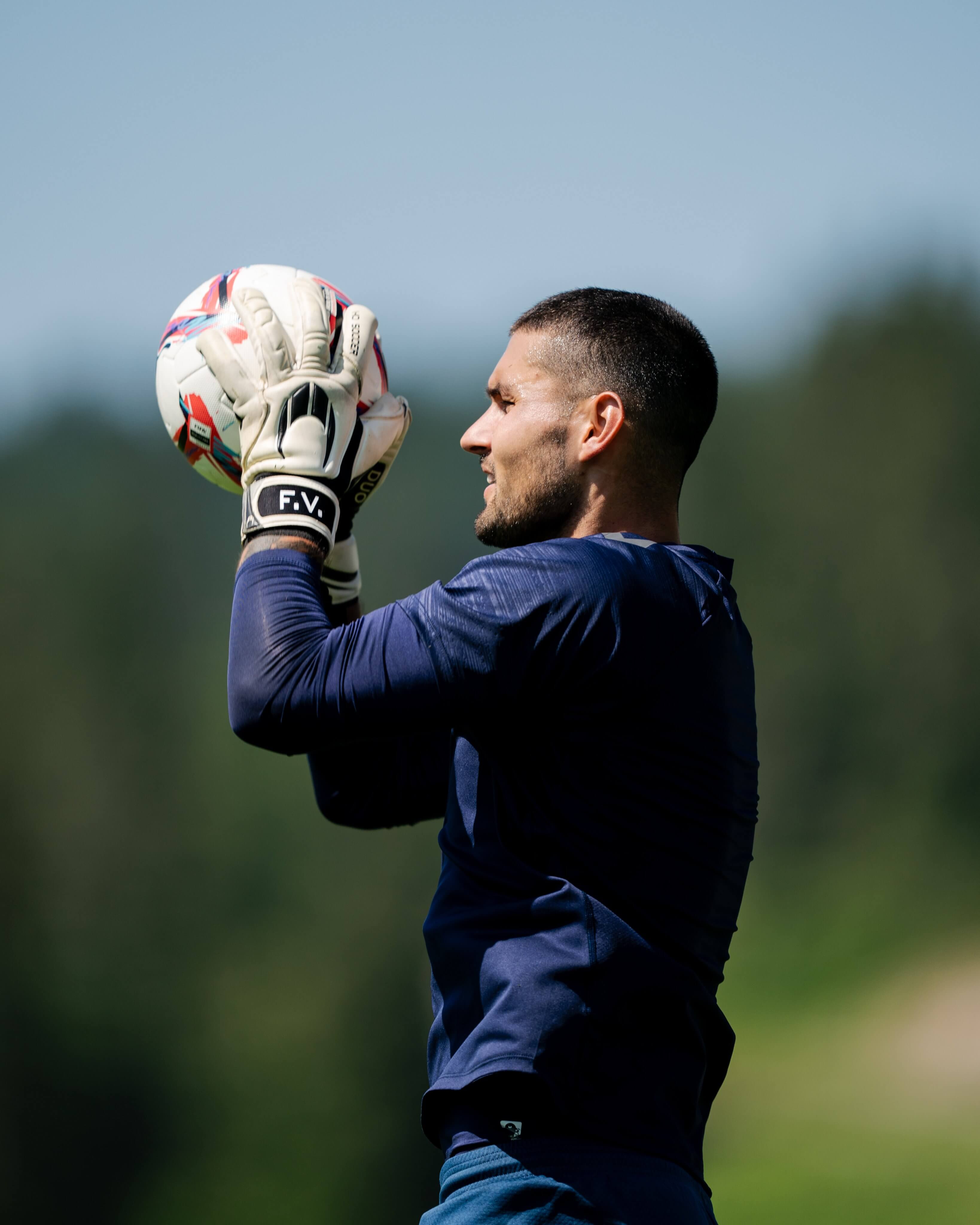 Fran Vieites, durante la concentración en Austria (Foto: RBB)