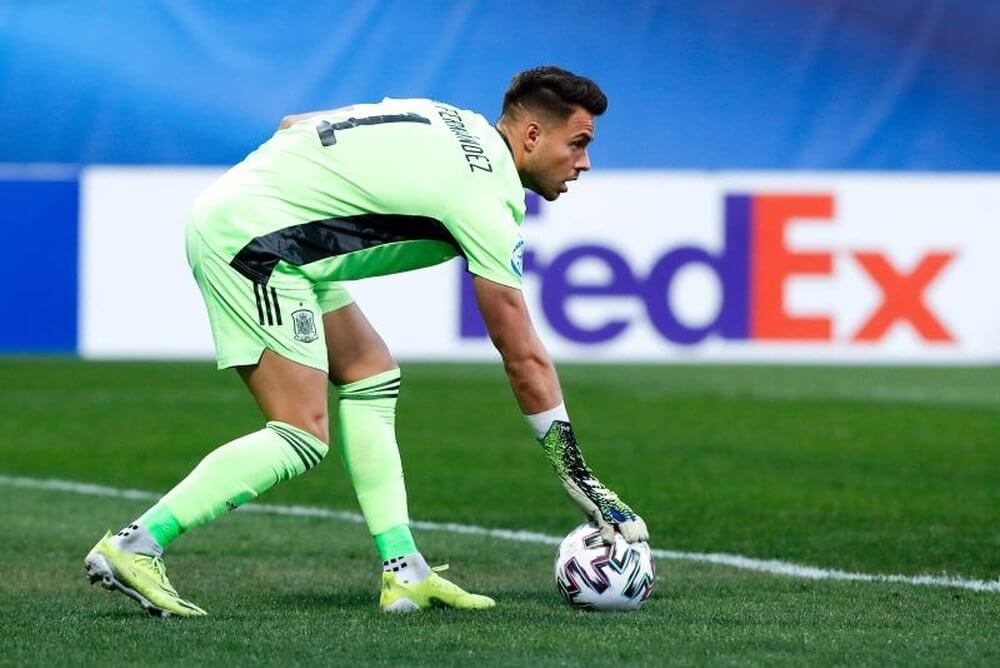 Álvaro Fernández, con la selección (Foto: EFE). 