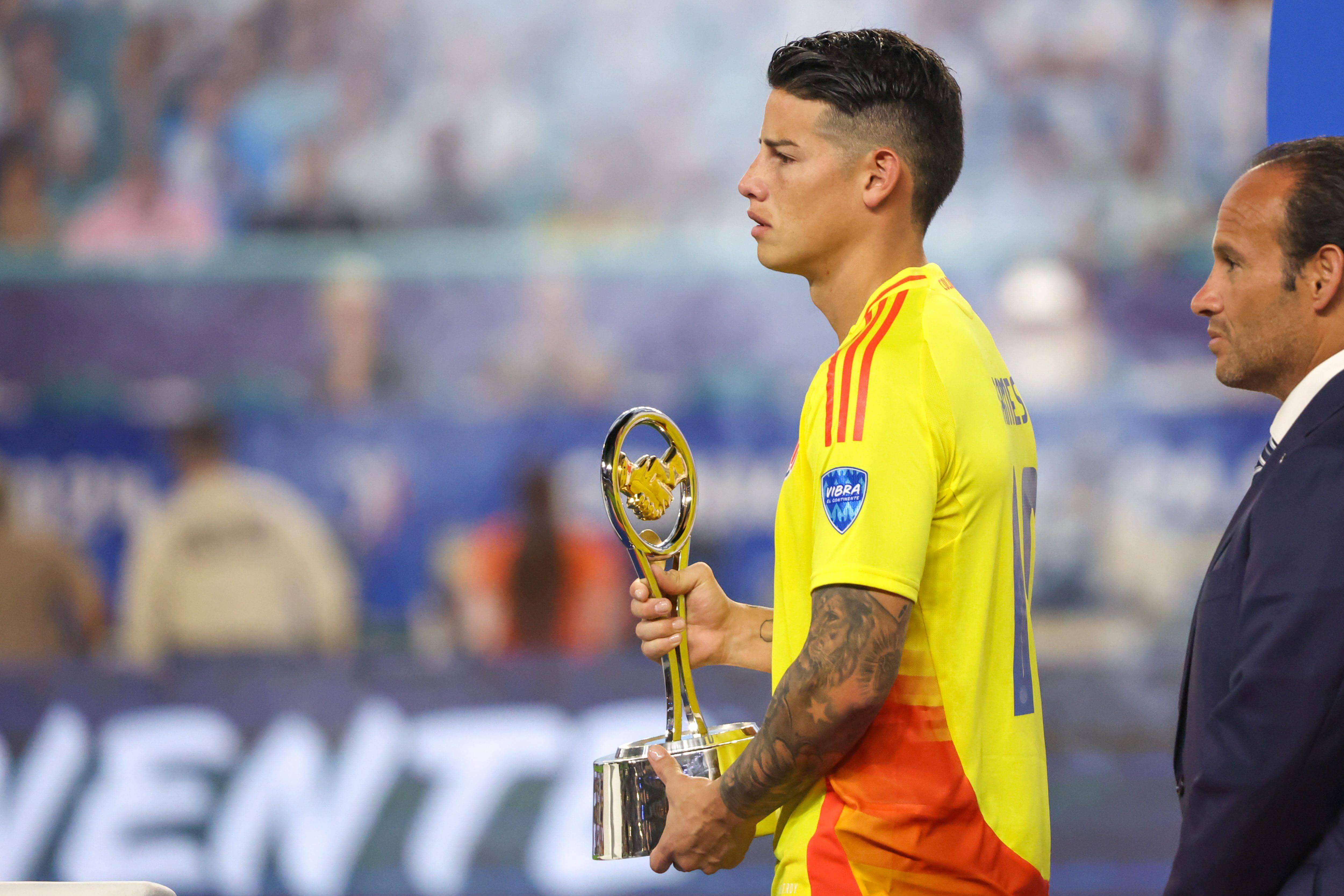 James Rodríguez, durante la disputa de la Copa América. (Foto: Cordon Press)