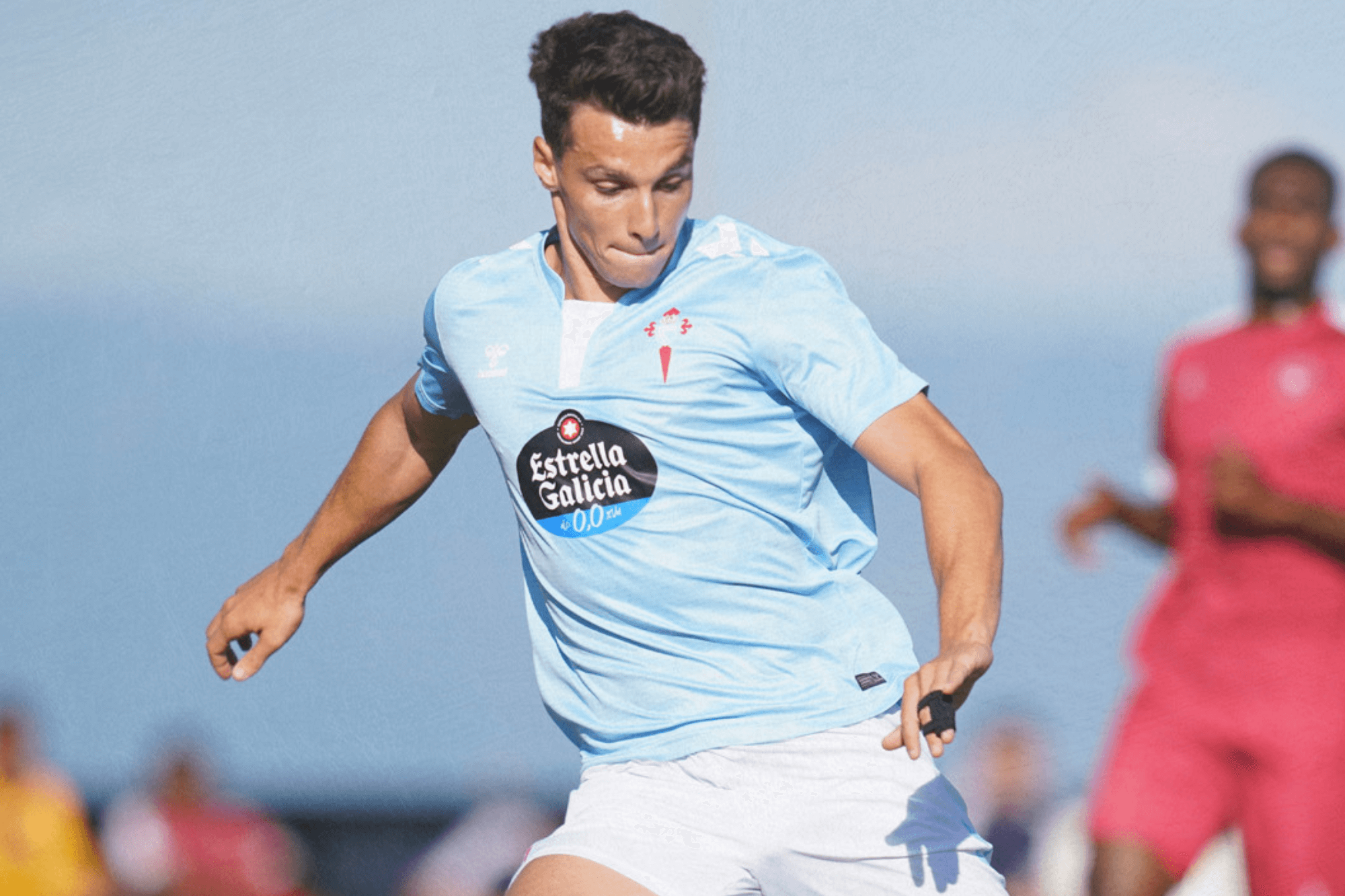 Tasos Douvikas marca gol al Gil Vicente (Foto: RC Celta).