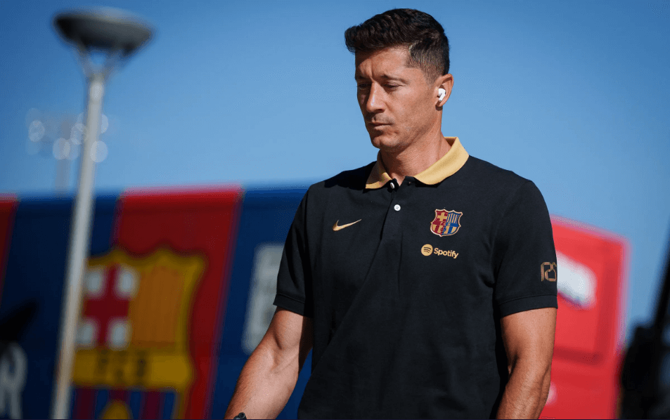 Robert Lewandowski, en la gira del Barça (Foto: FCB).