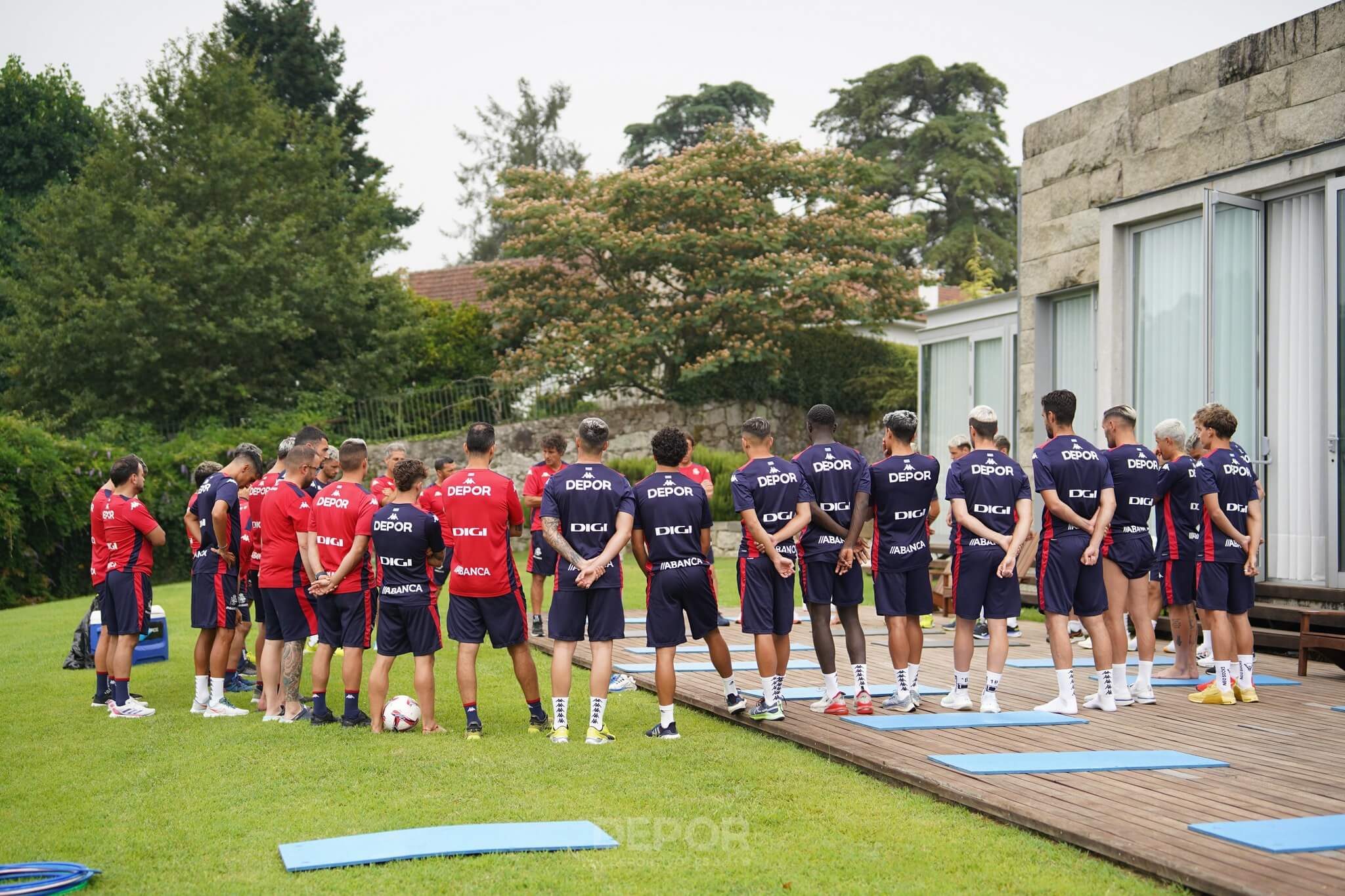 Entrenamiento del Dépor (Foto: RCD).