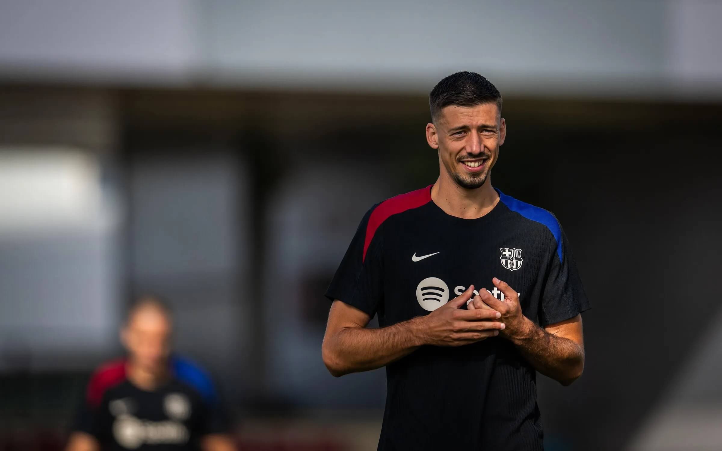 Clément Lenglet, en una sesión del Barcelona (Foto: FCB).