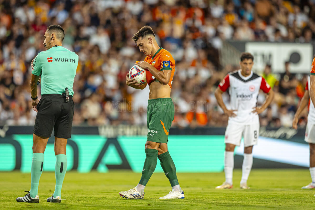 Pepelu, en el Trofeo Naranja (Foto: Valencia CF).