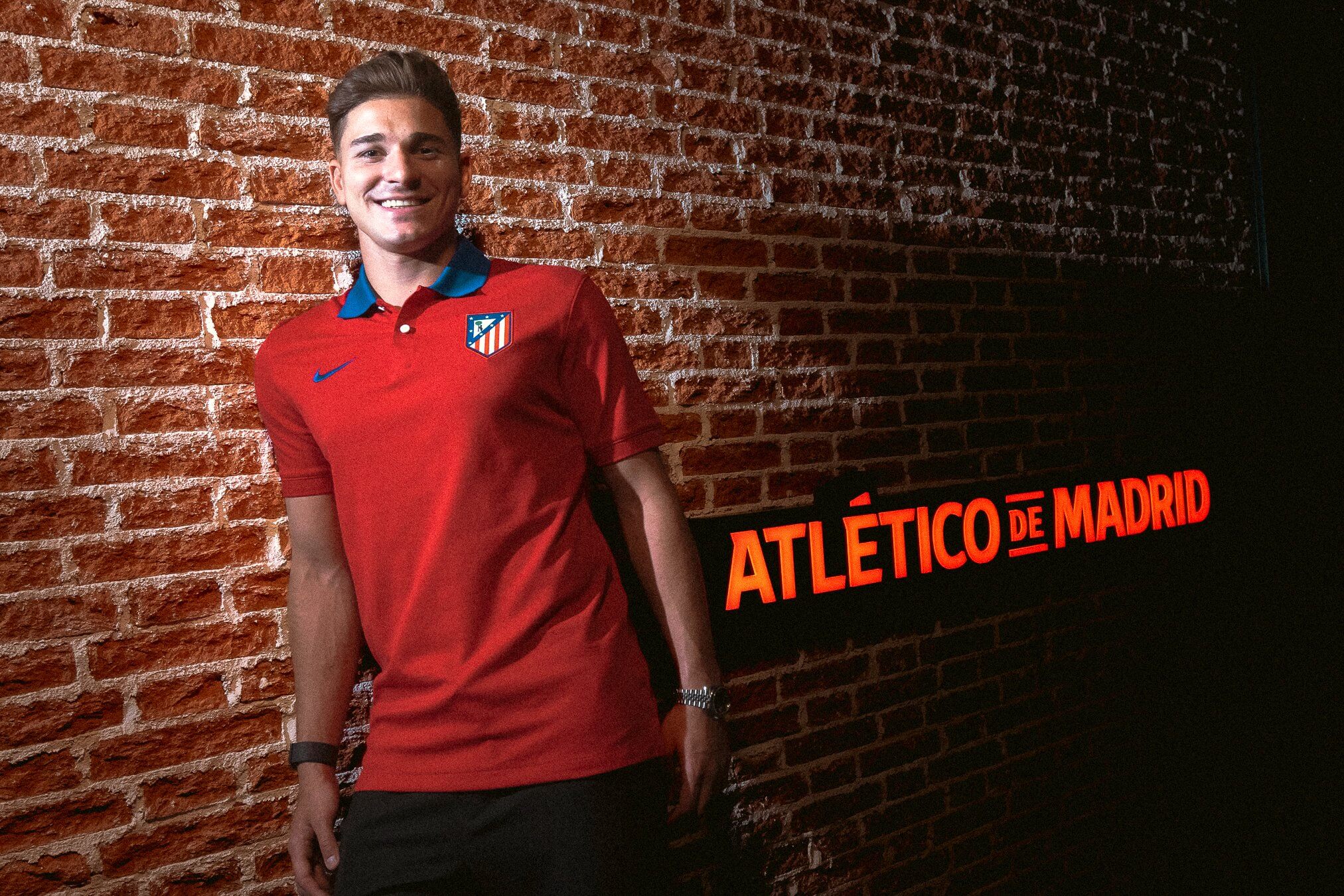 Julián Álvarez, a su llegada al Atlético de Madrid (Foto: ATM).