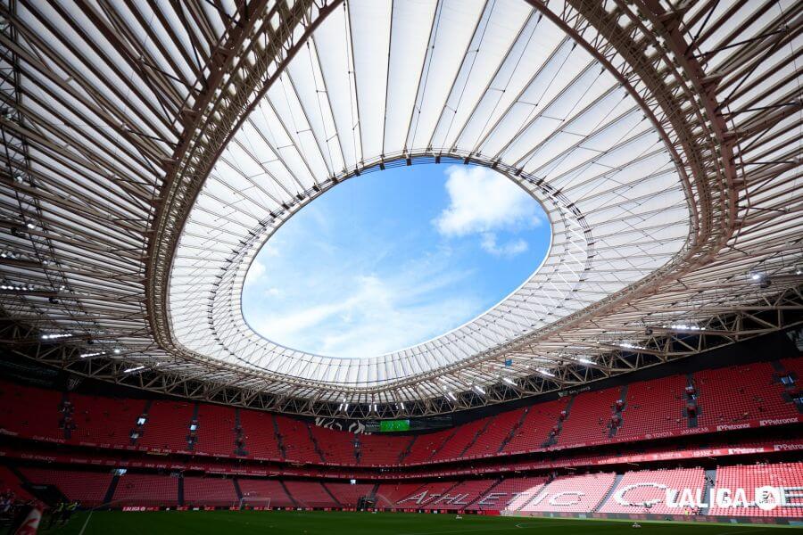 Estadio de San Mamés esta temporada (Foto: LALIGA).