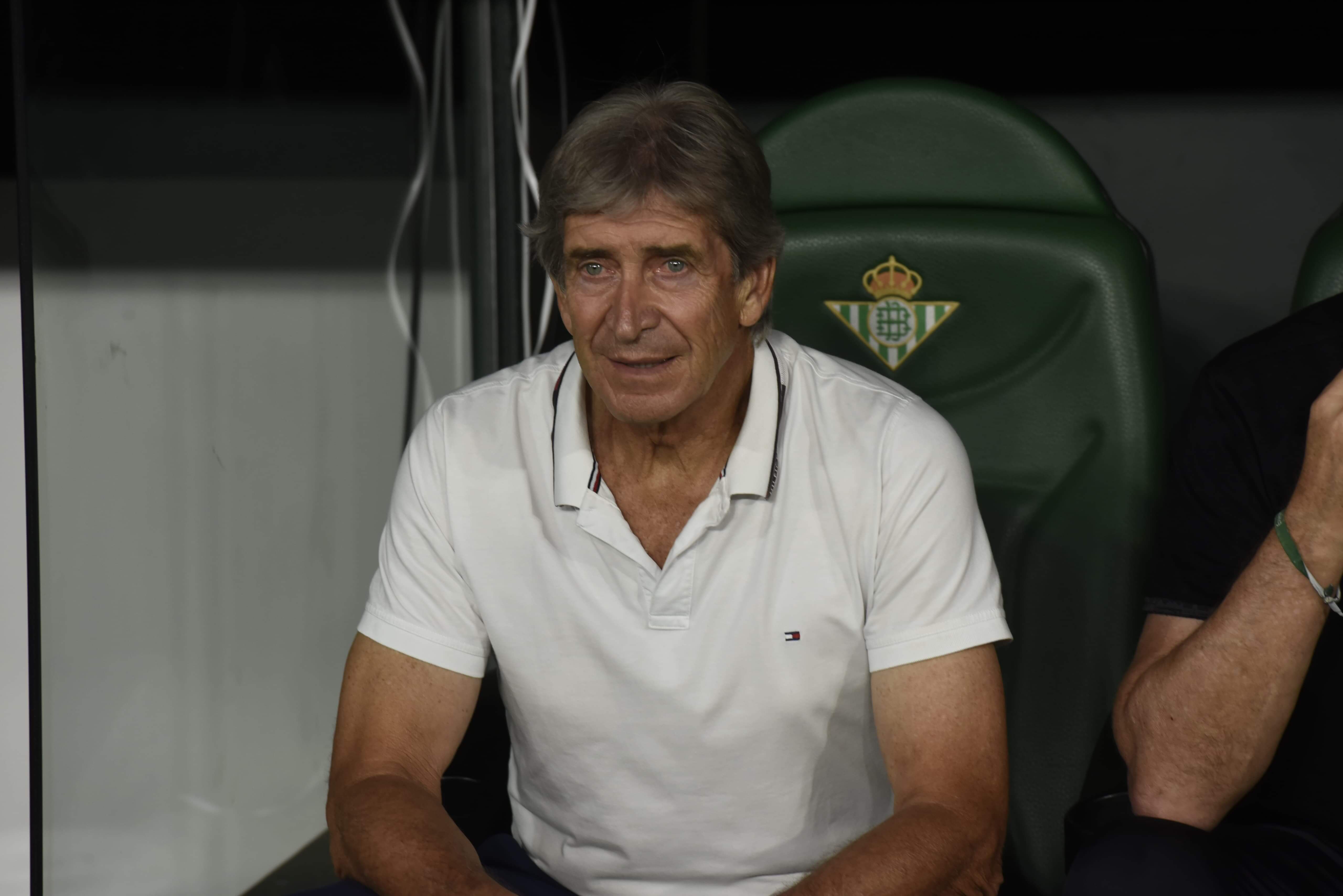 Pellegrini, ante el Girona (Foto: Kiko Hurtado). 