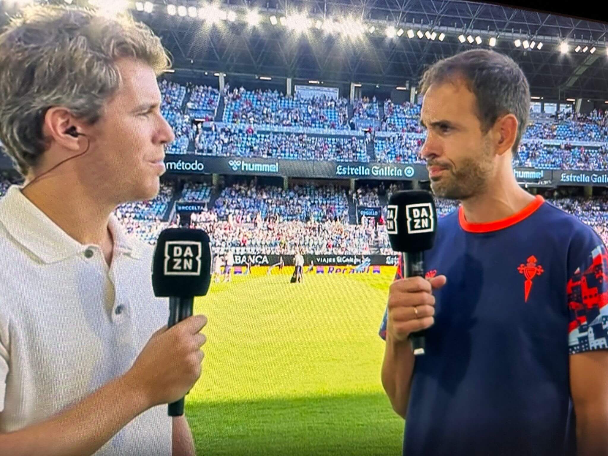 Borja Oubiña en DAZN (Foto: DAZN).