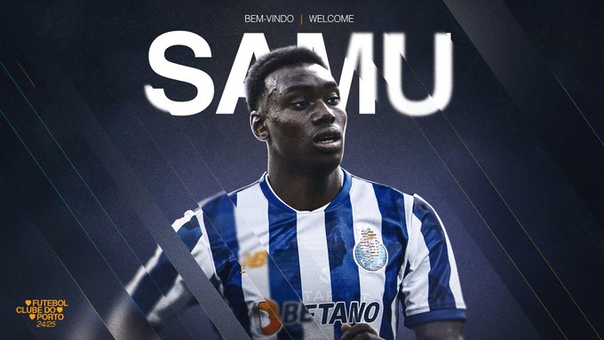 Samu Omorodion, nuevo fichaje del FC Porto (Foto: FC Porto).