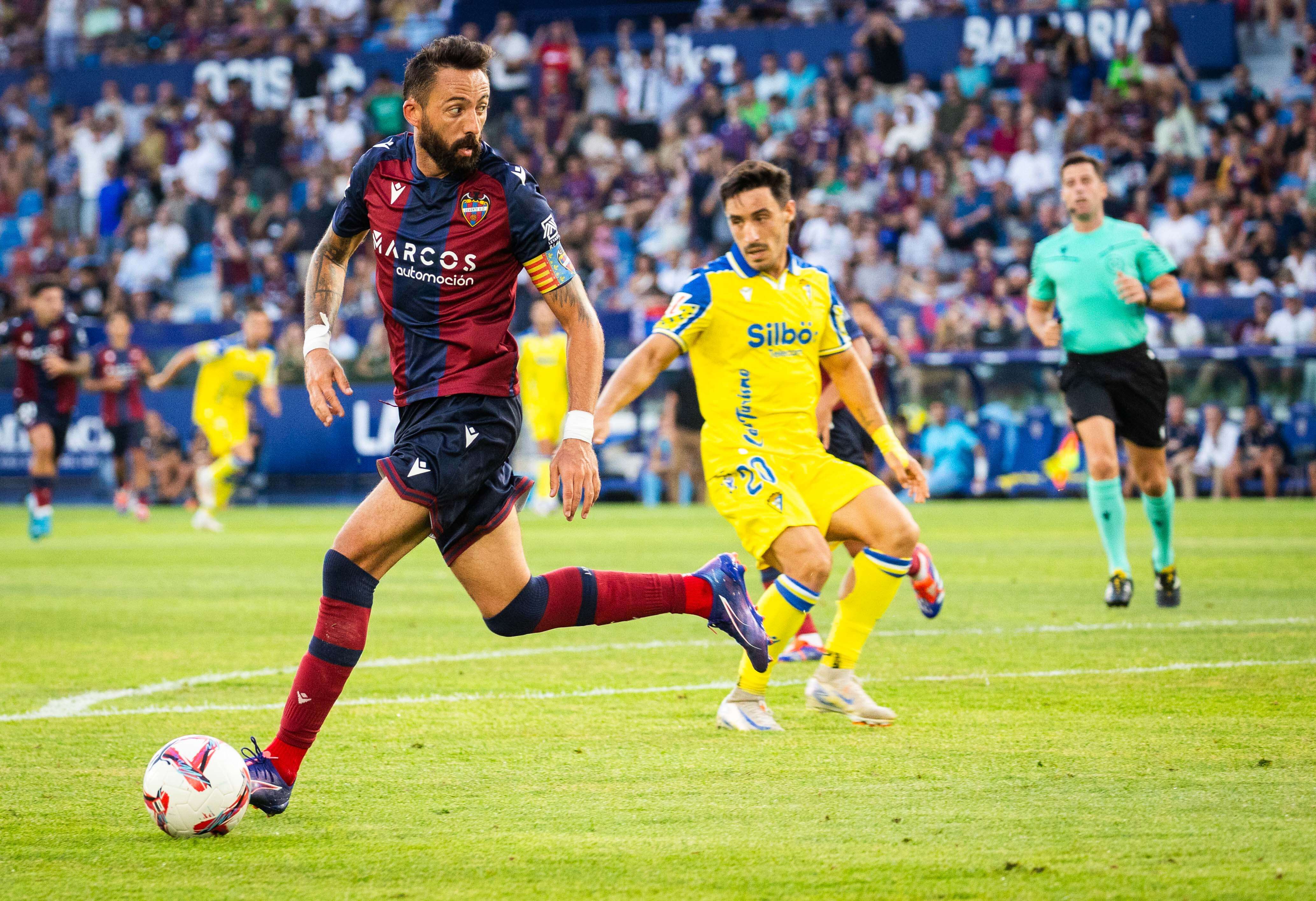 Morales, en Levante-Cádiz de la pasada jornada