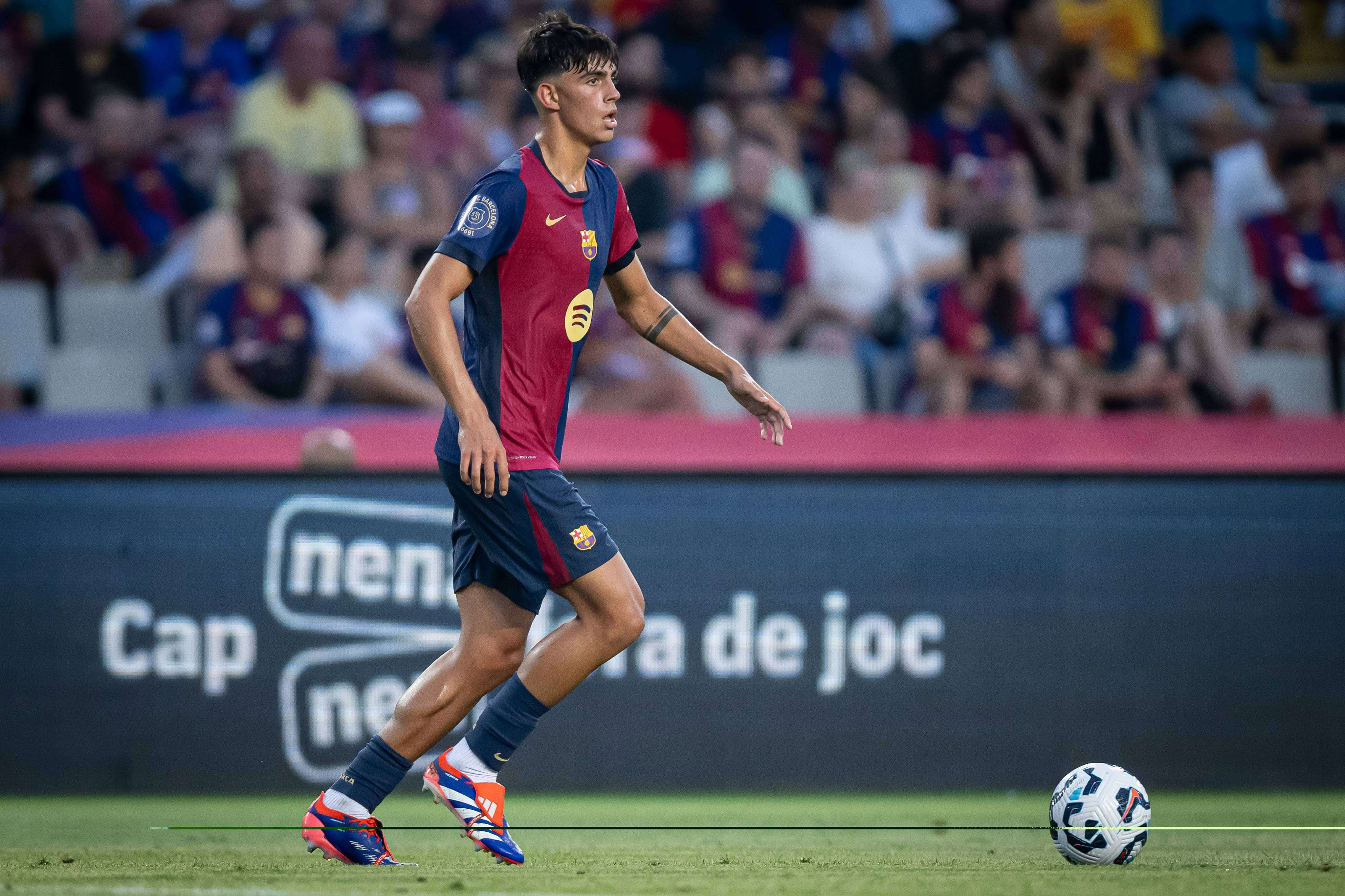 Marc Bernal, en un partido con el Barcelona (Foto: Cordon Press).