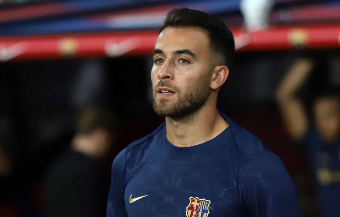 Eric García, antes de un partido del Barcelona (Foto: FCB).