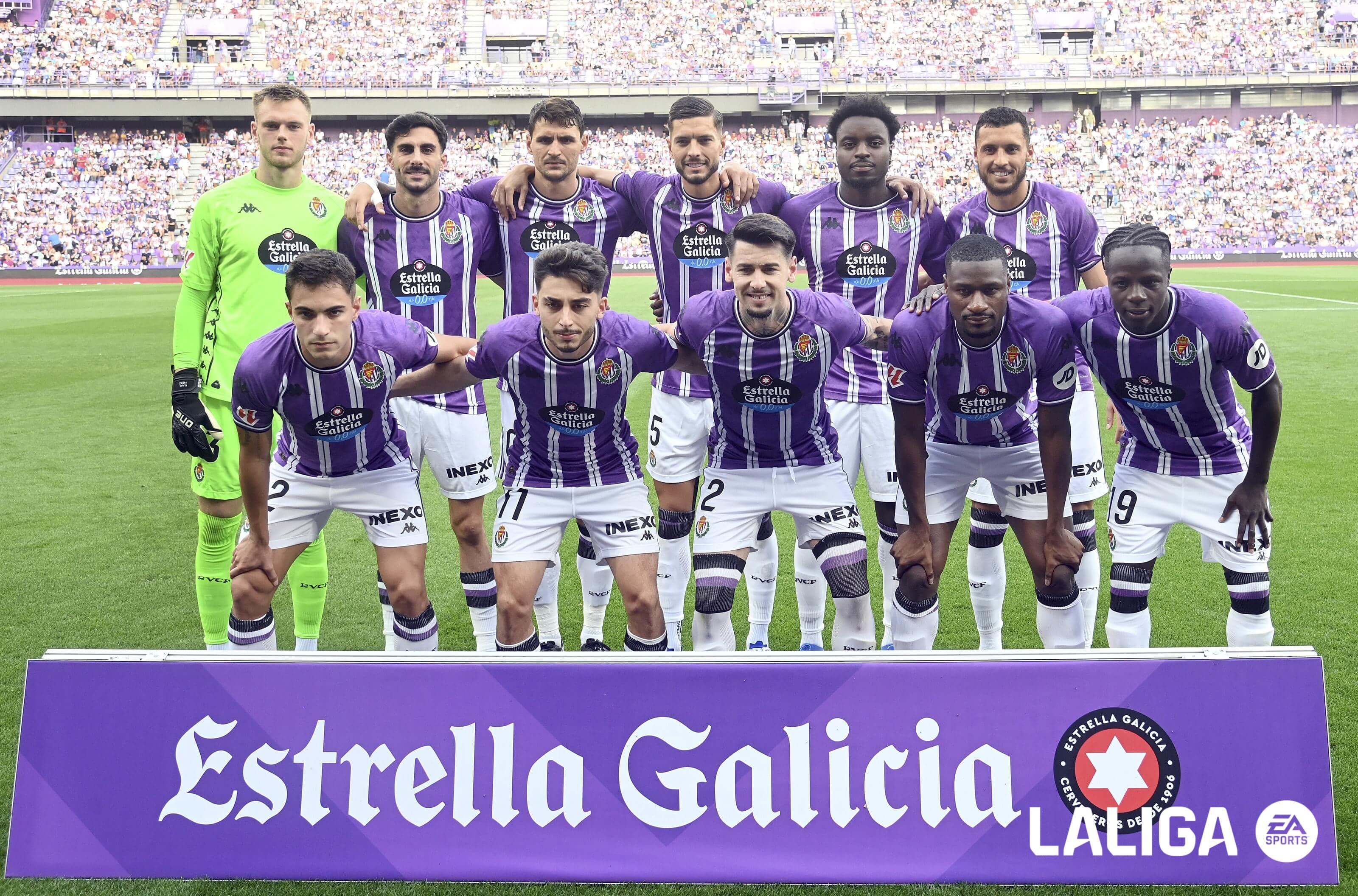 El once del Real Valladolid ante el Leganés (Foto: LALIGA).