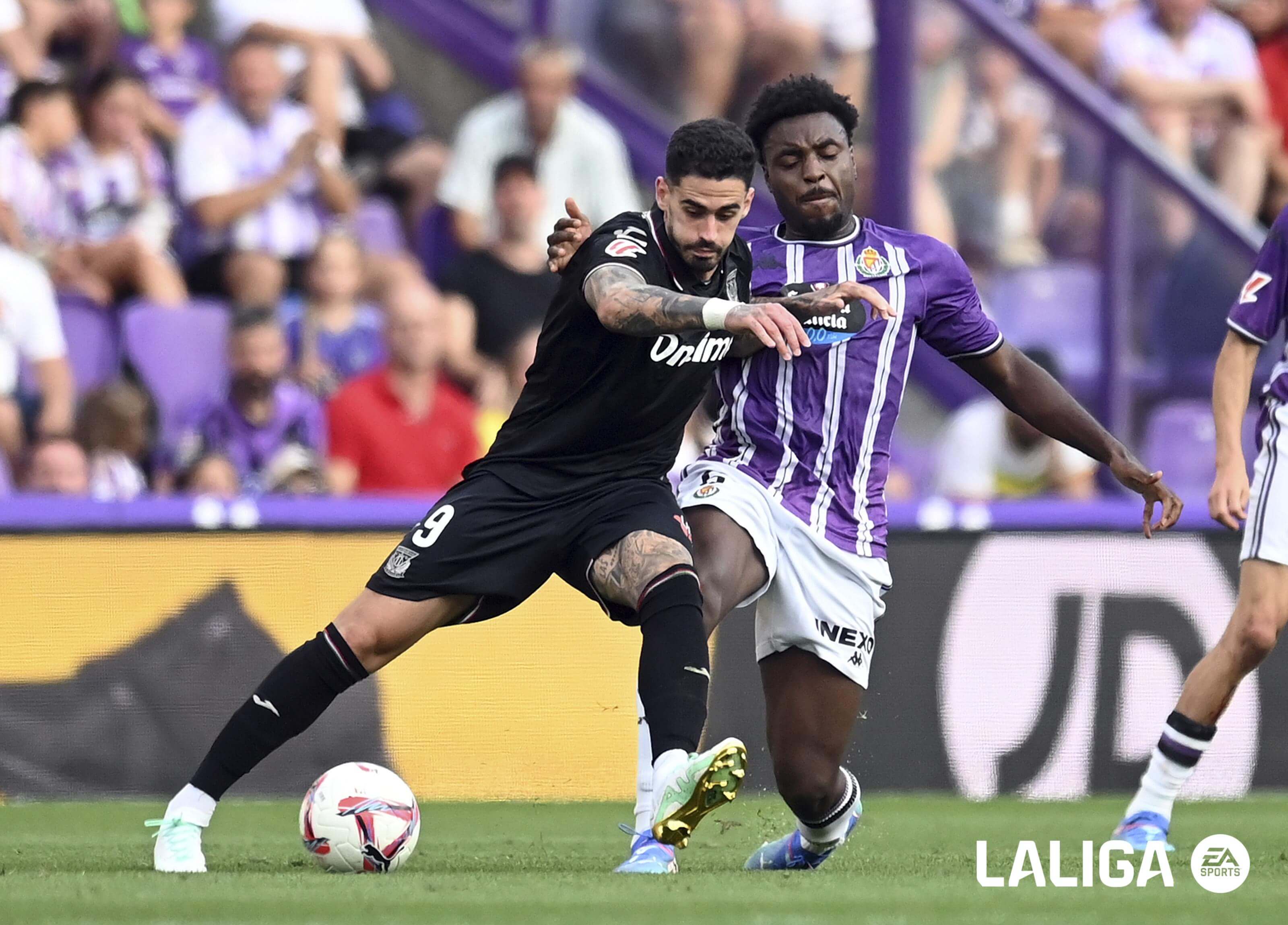 Flavien Boyomo, en el Valladolid - Leganés (Foto: LALIGA).