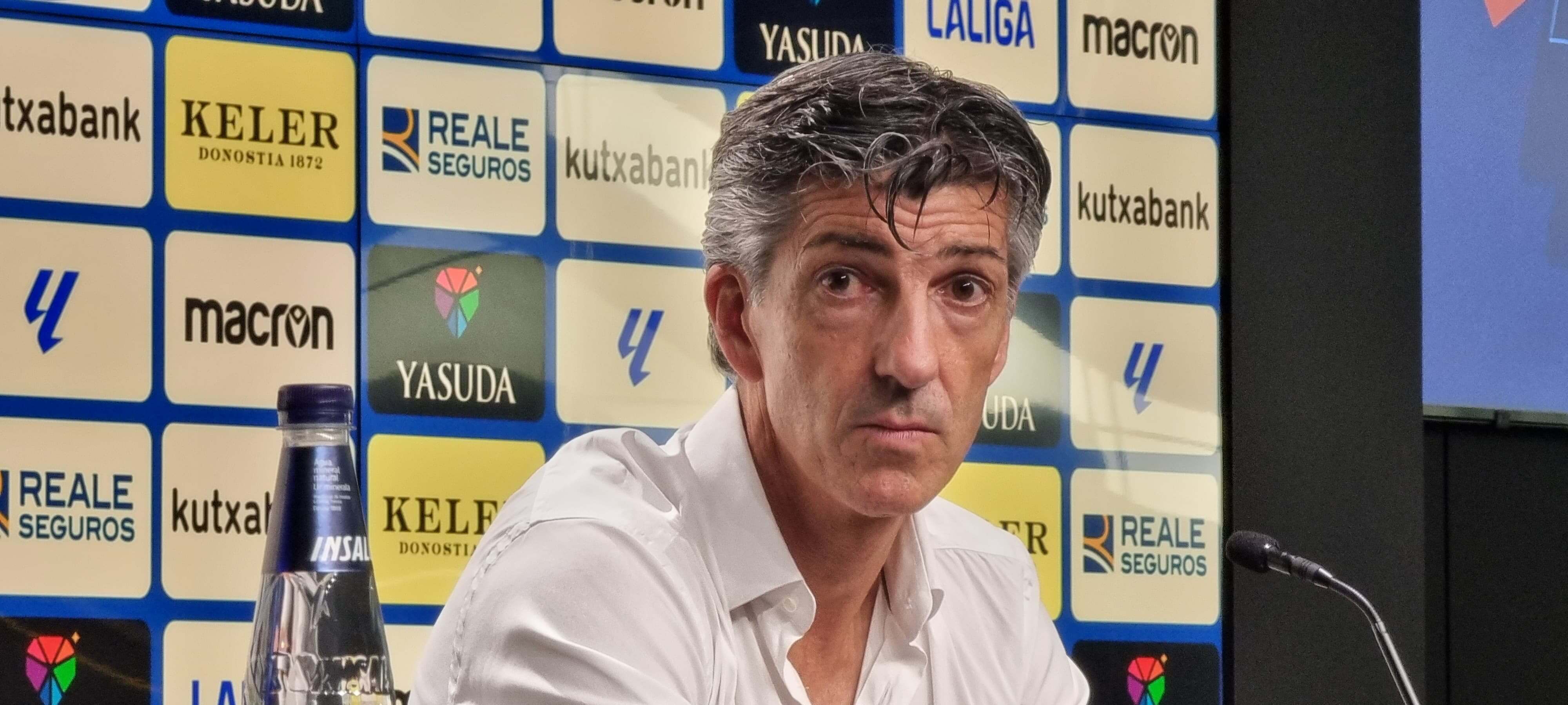 Imanol Alguacil, entrenador de la Real Sociedad.