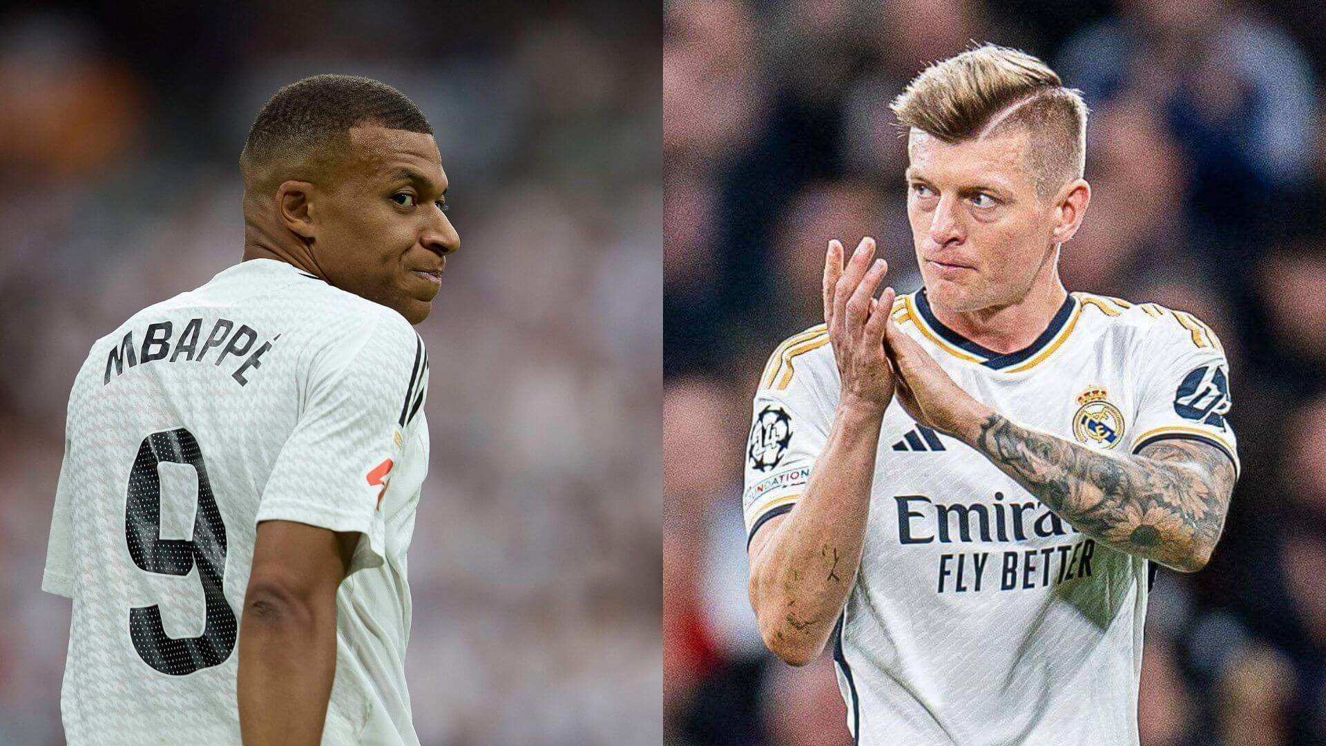 Kylian Mbappé y Toni Kroos.