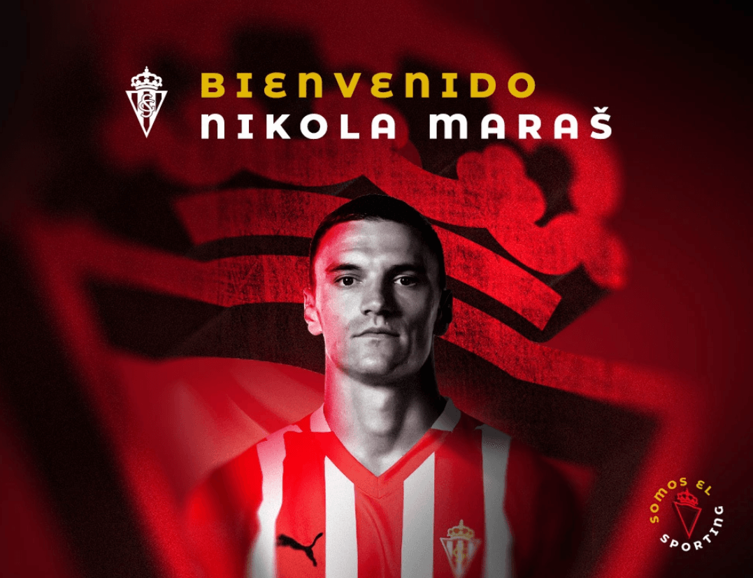 Nikola Maras, nuevo jugador del Sporting (Foto: RSG).